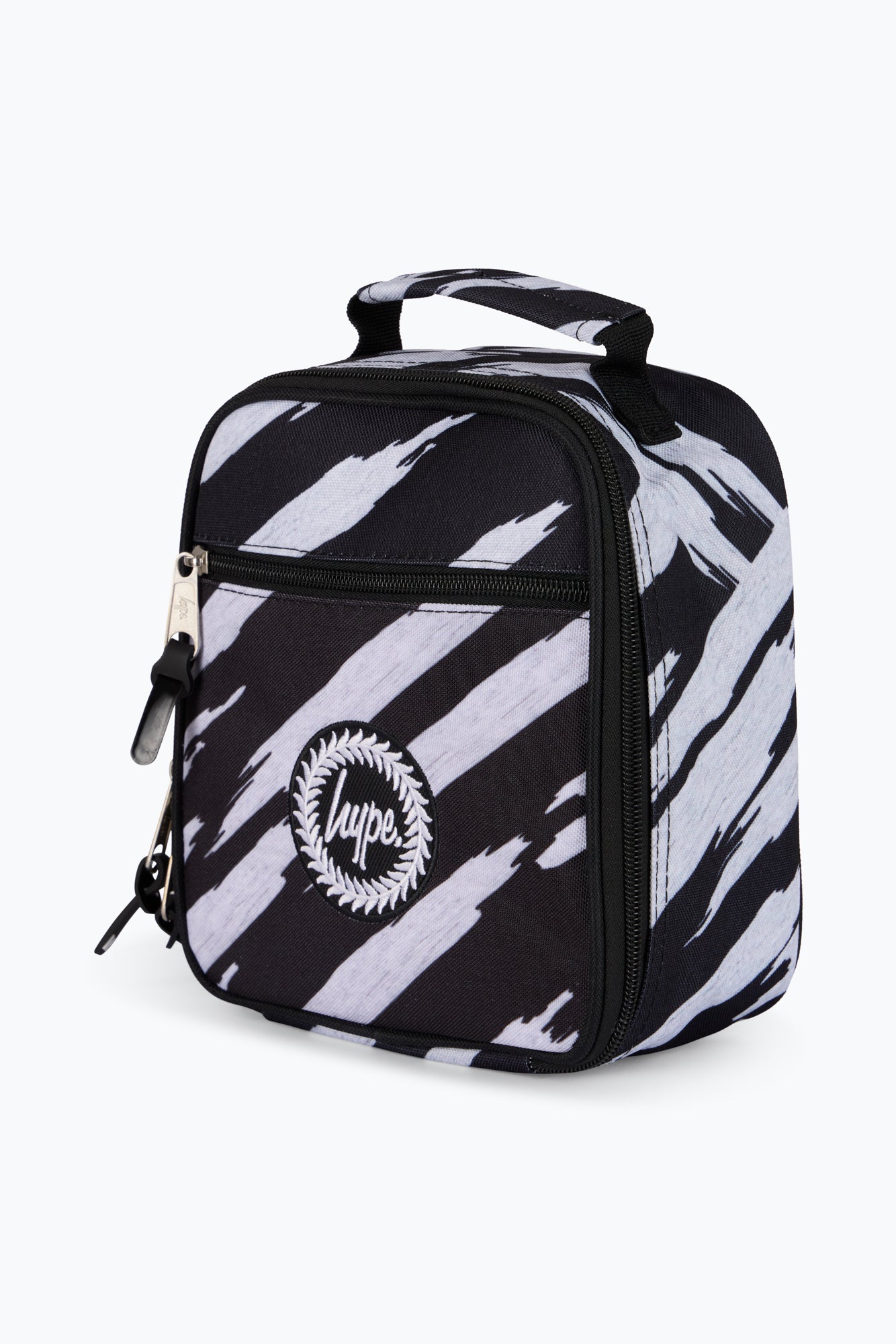 Hype Unisex Black Angles Lunch Bag