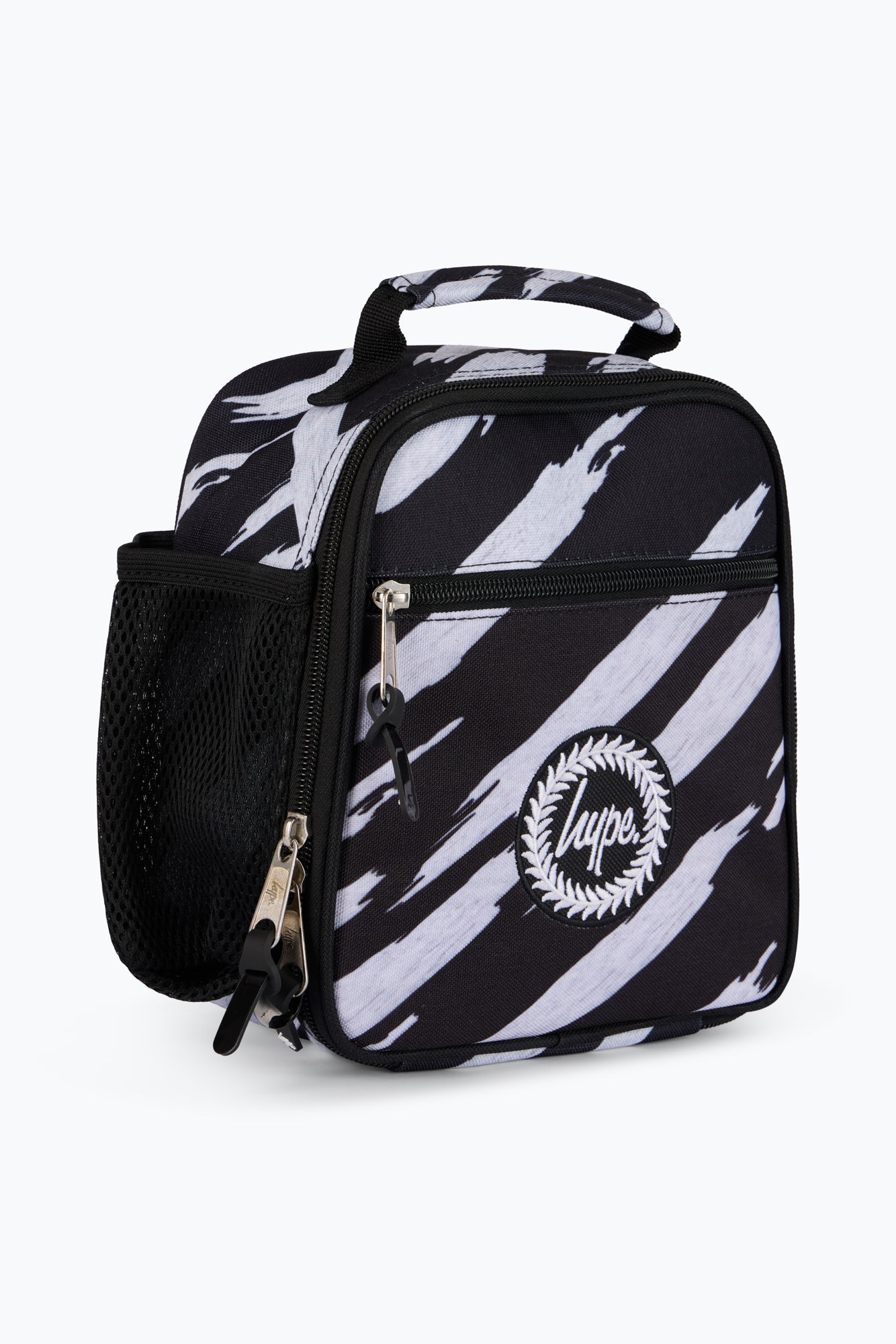 Hype Unisex Black Angles Lunch Bag