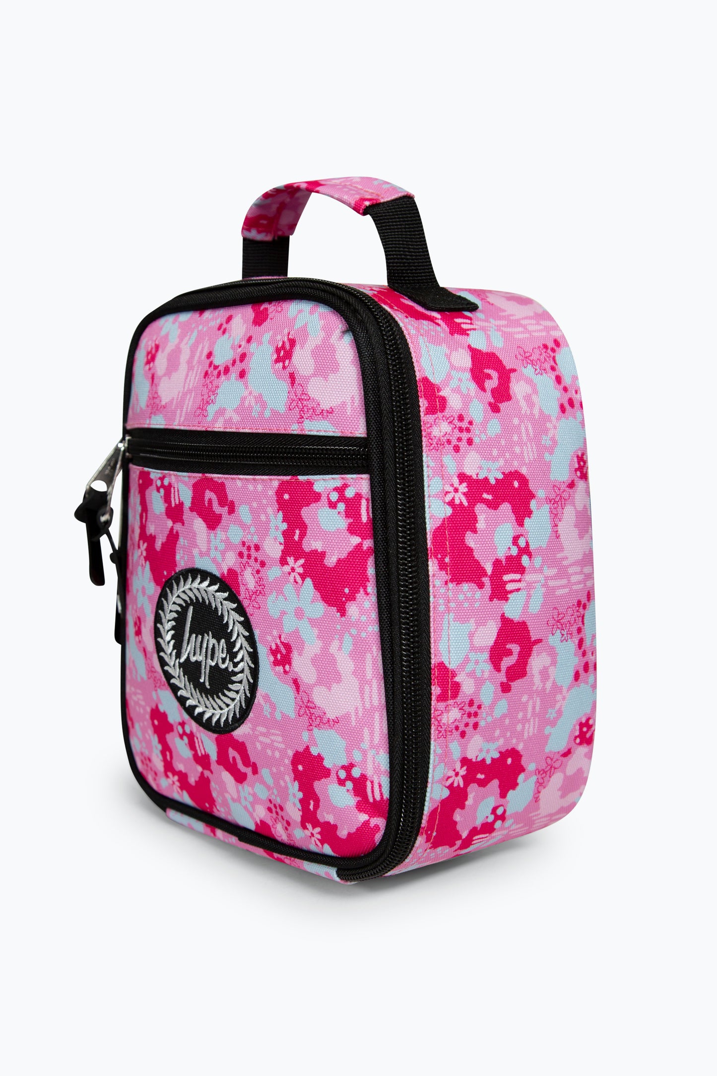 Hype Girls Pink Leopard Floral Lunch Box