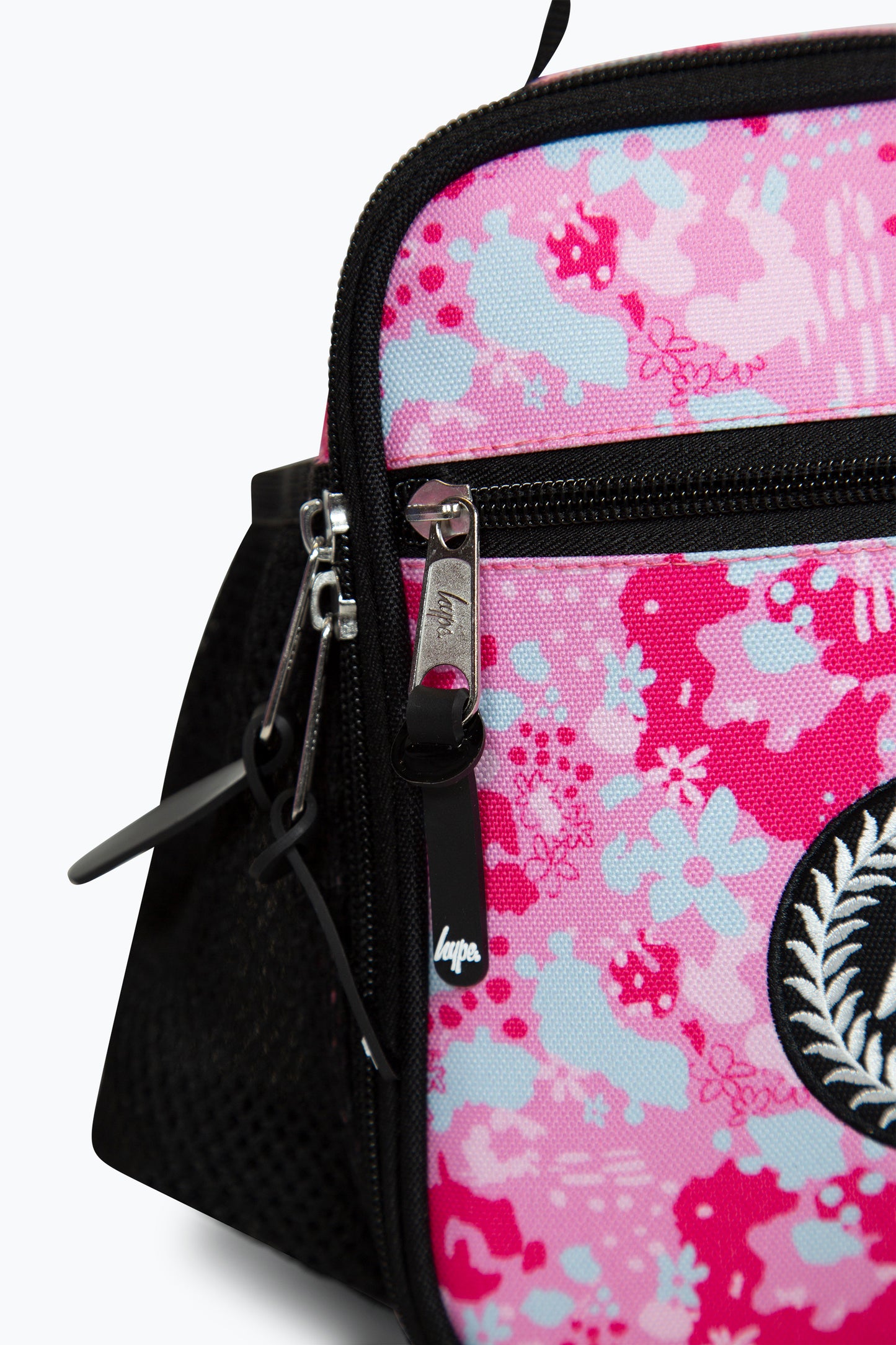 Hype Girls Pink Leopard Floral Lunch Box