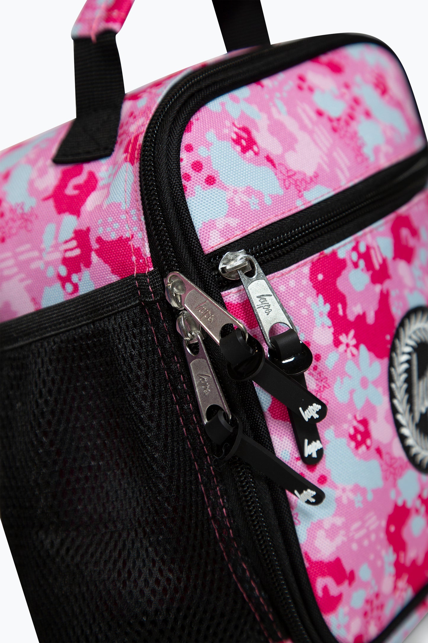 Hype Girls Pink Leopard Floral Lunch Box