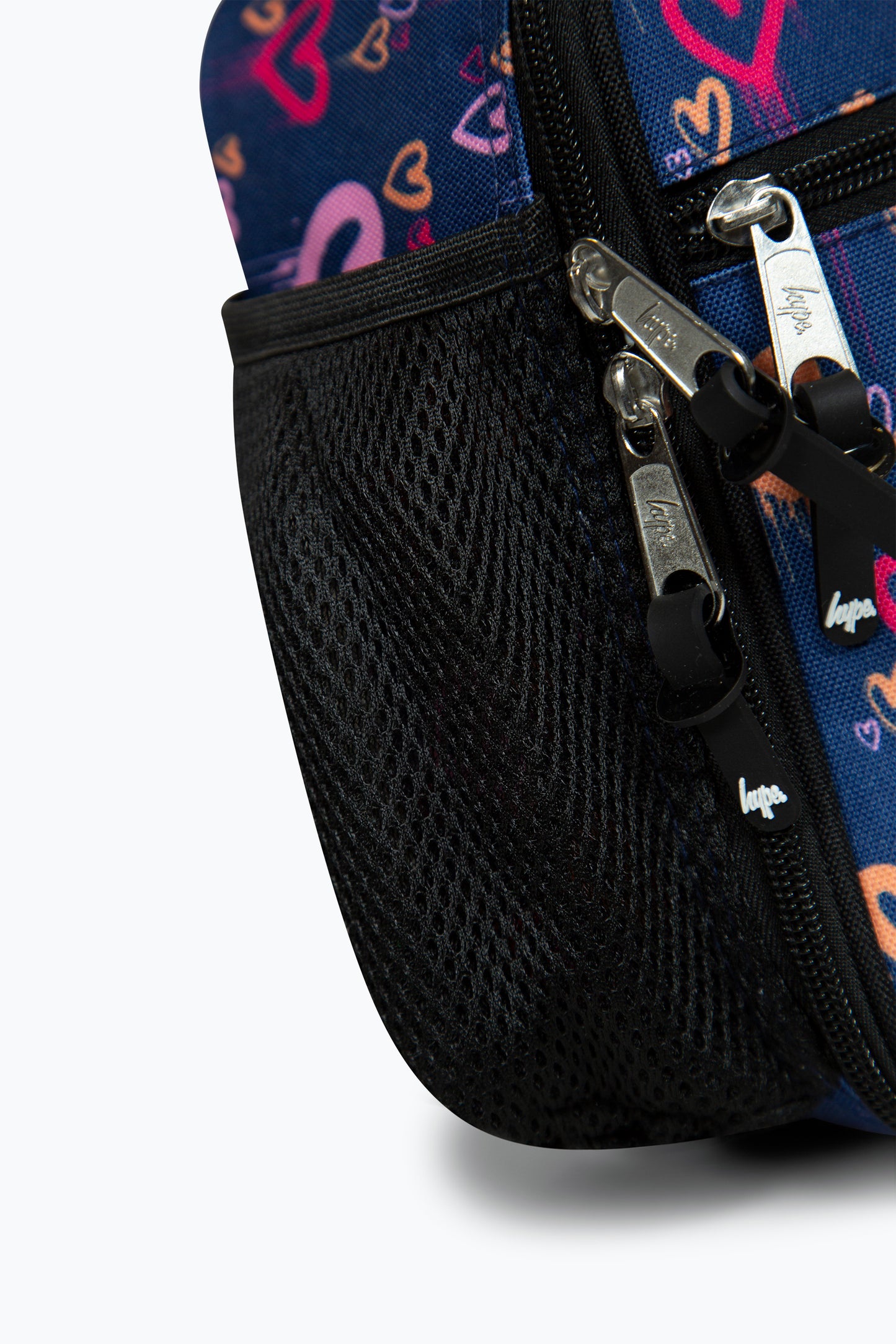 Hype Girls Navy Heart Drips Lunch Box