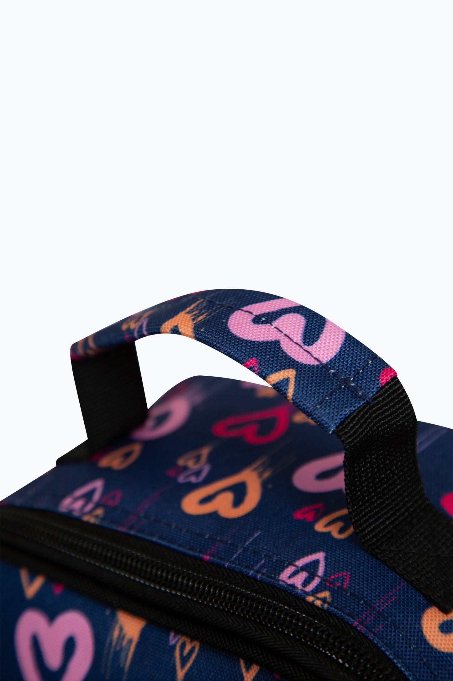 Hype Girls Navy Heart Drips Lunch Box