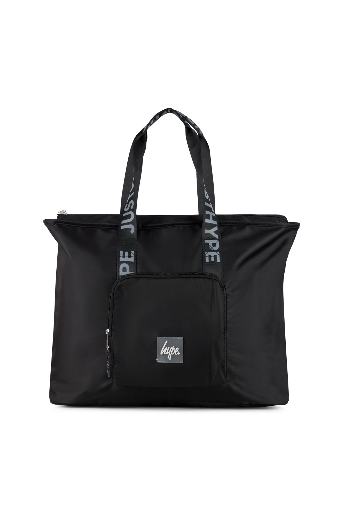 Hype Girls Black Patch Maxi Tote Bag