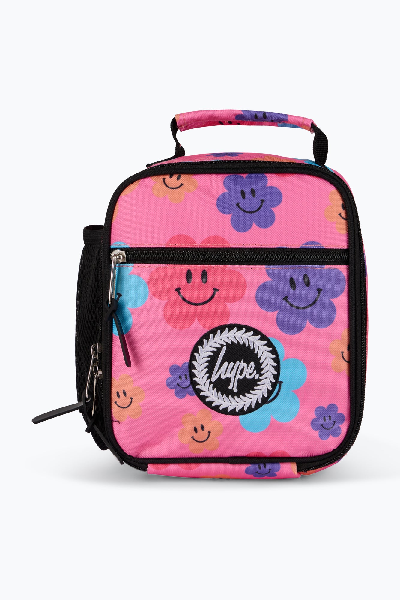 Hype Unisex Pink Happy Flowers Lunch Bag