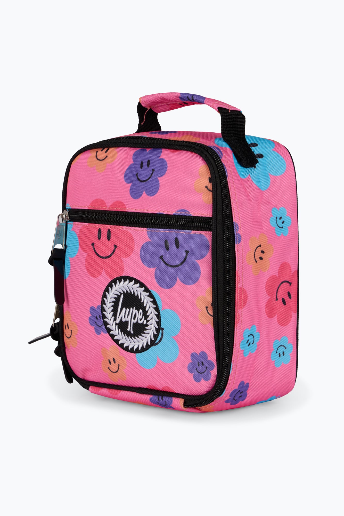Hype Unisex Pink Happy Flowers Lunch Bag