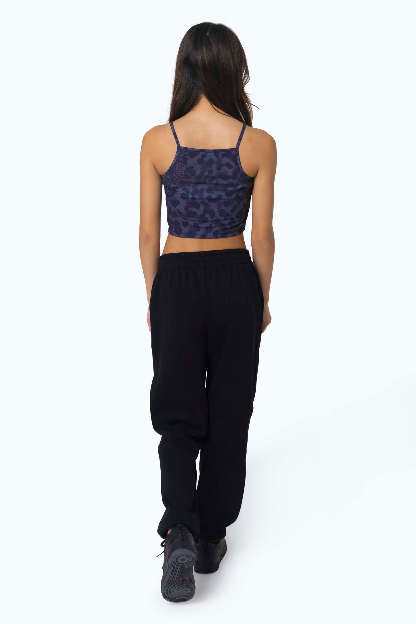 Hype Kids Black Mono Leopard Cami