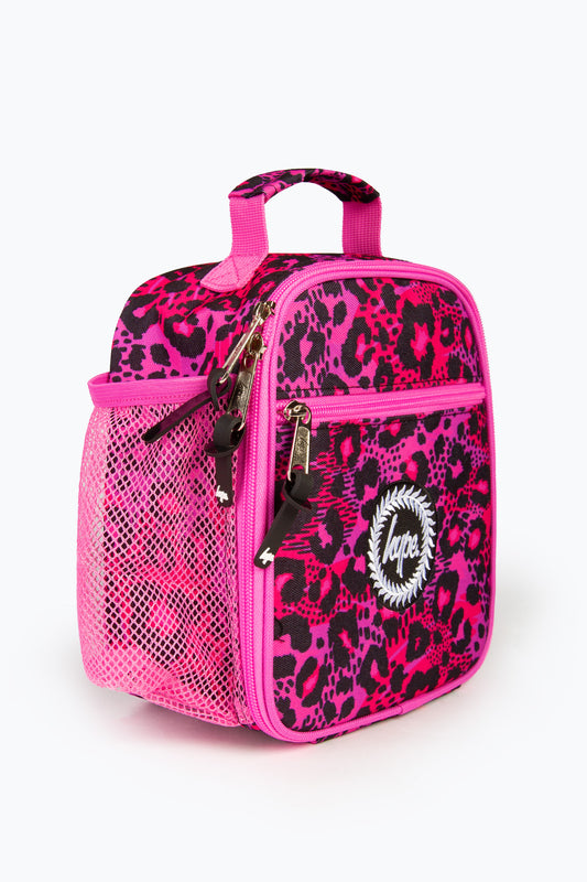 HYPE GIRLS PINK LEOPARD LUNCH BOX