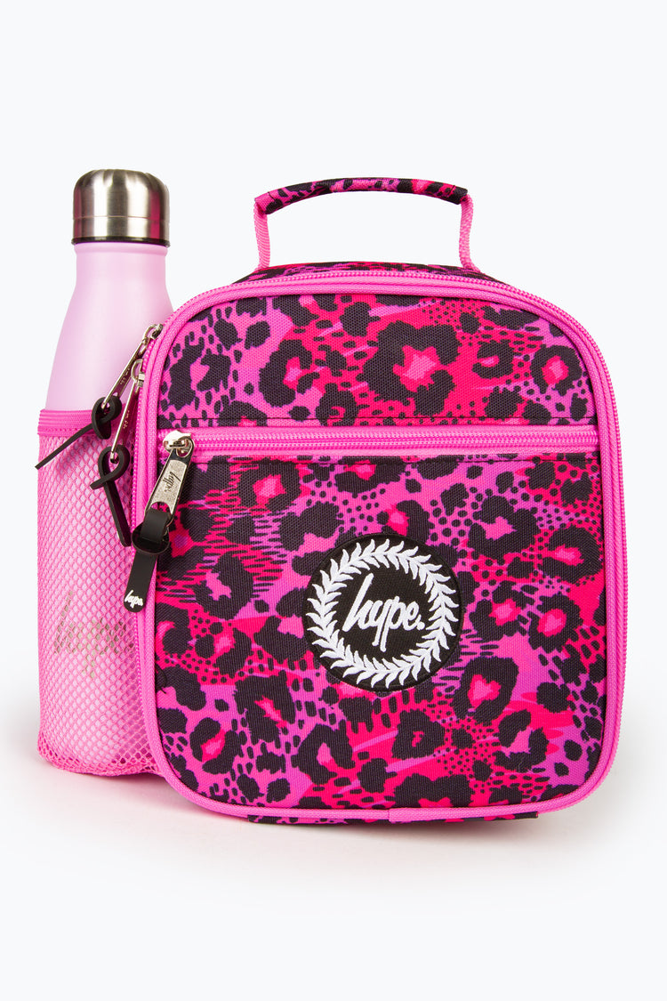 HYPE GIRLS PINK LEOPARD LUNCH BOX