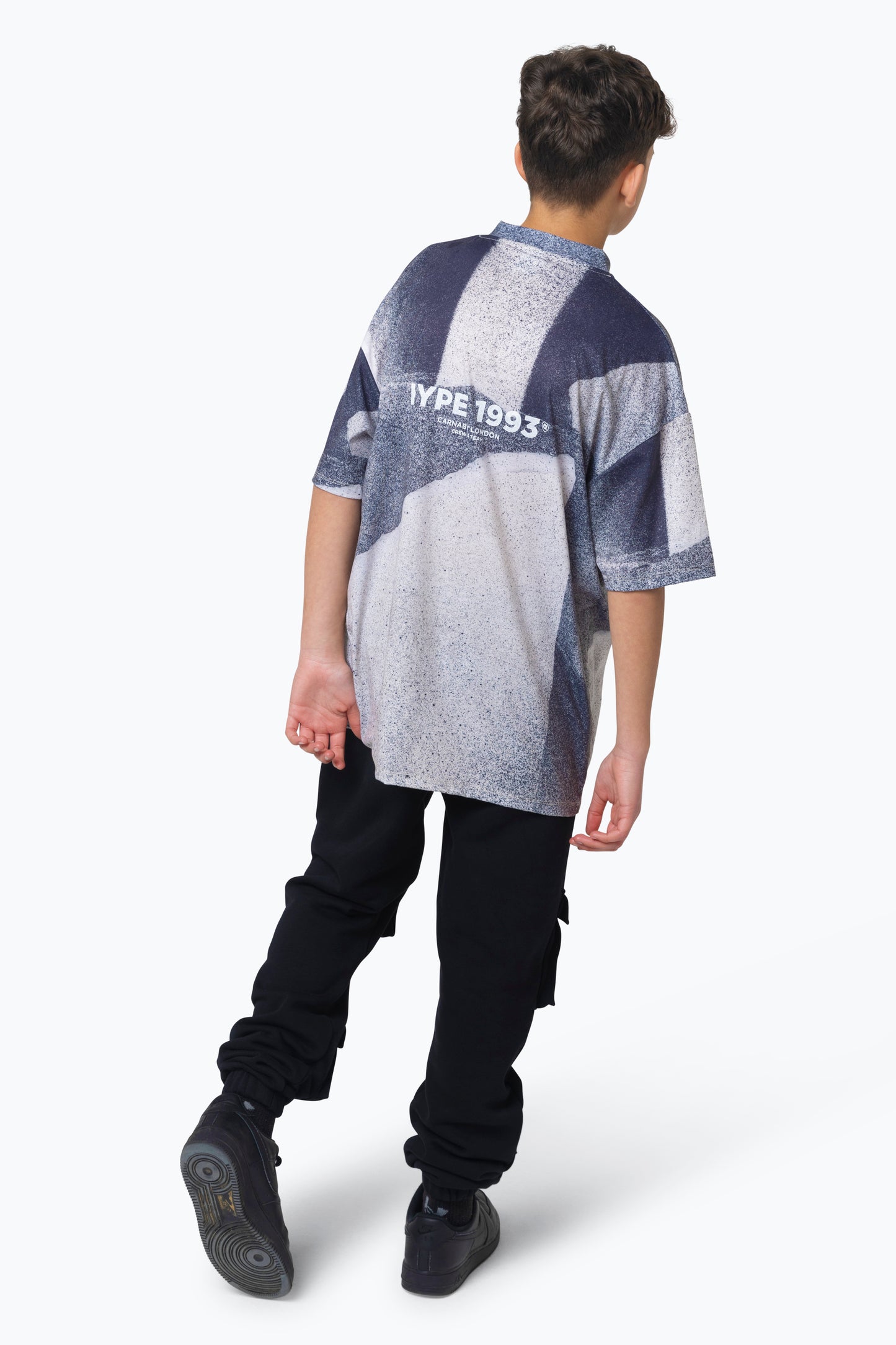 Hype Boys Multi Paper Tear Hype 1993 Oversized  T-Shirt