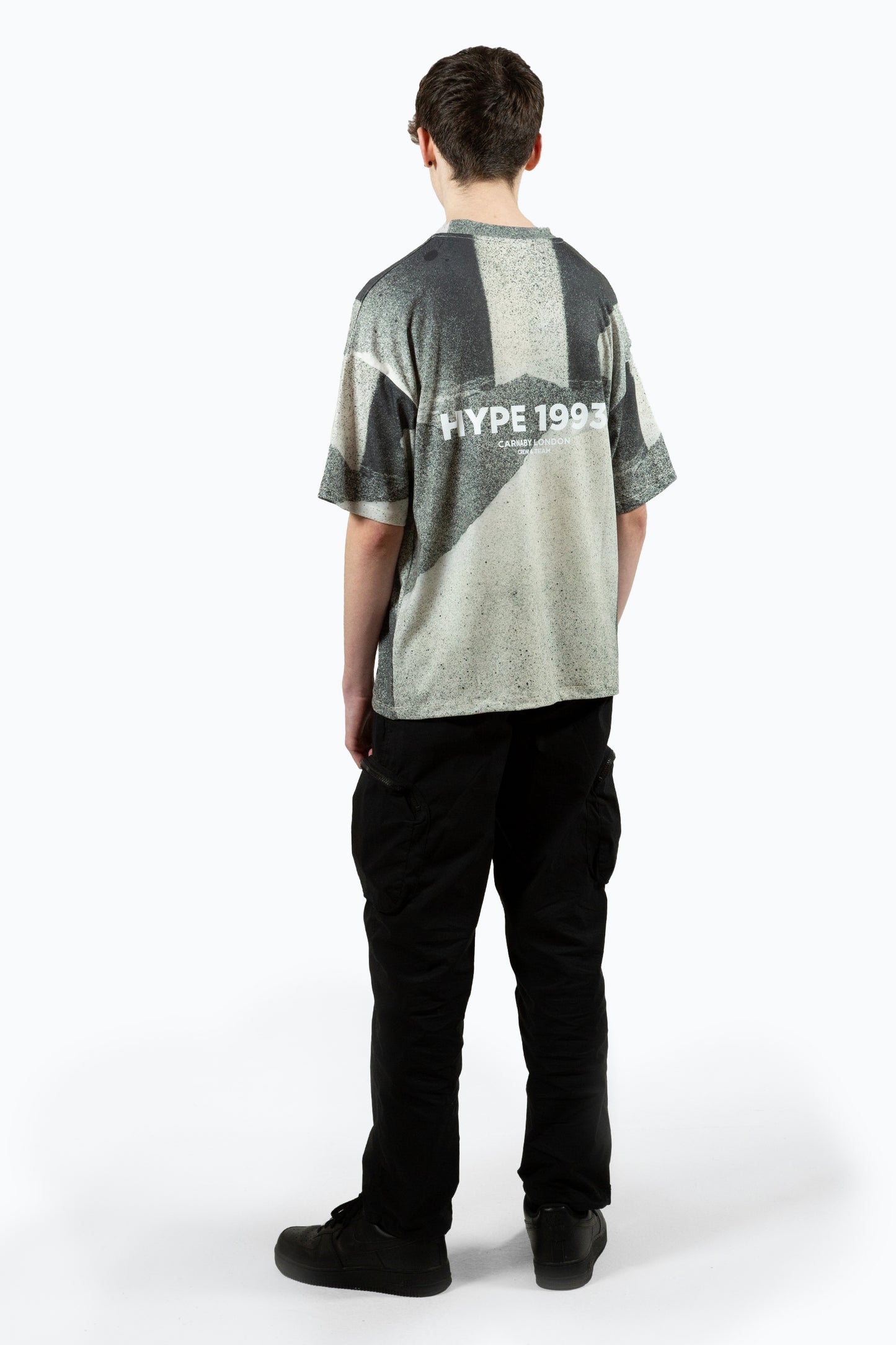 Hype Boys Multi Paper Tear Hype 1993 Oversized  T-Shirt