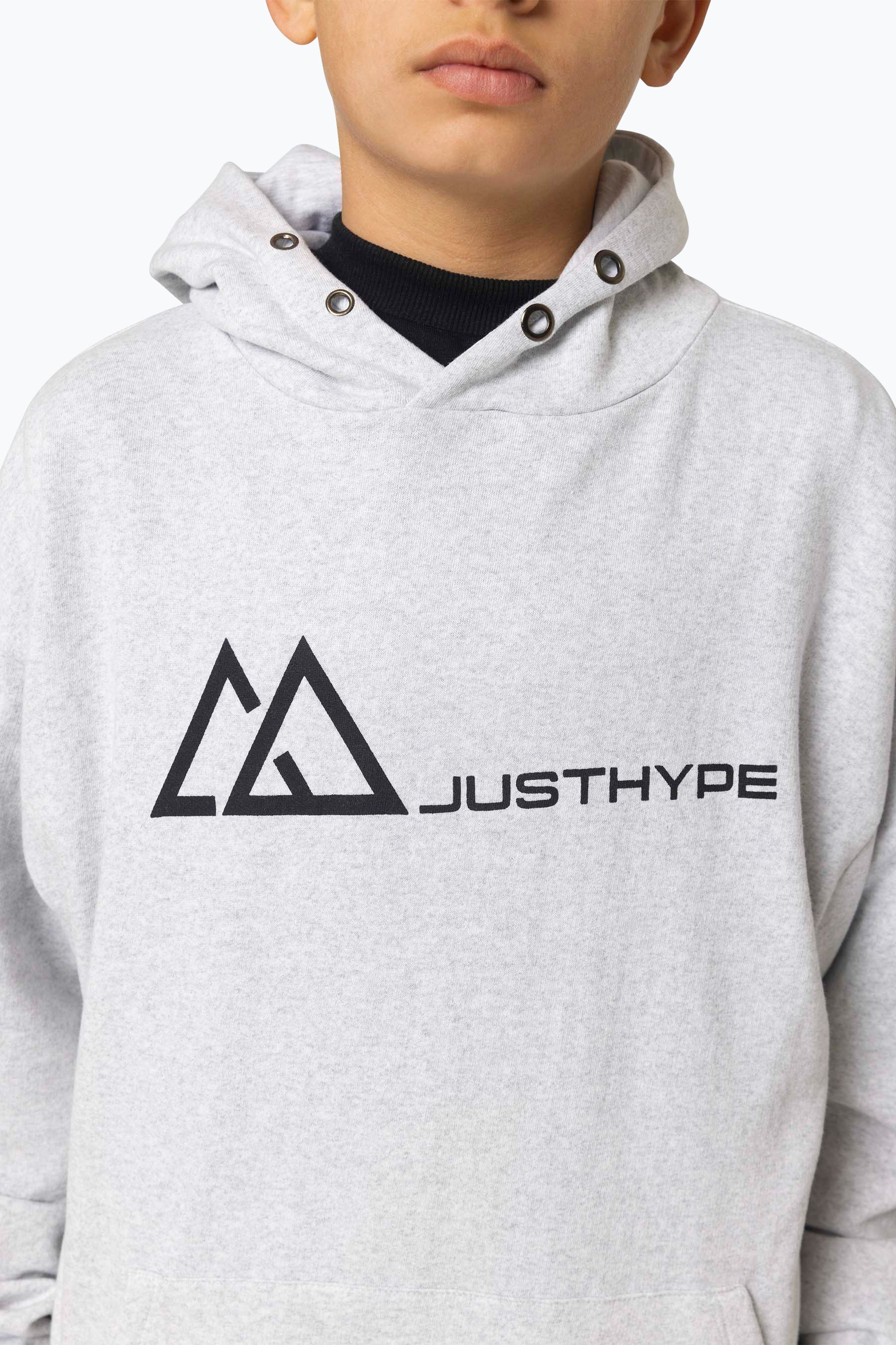 Hype grey hoodie clearance