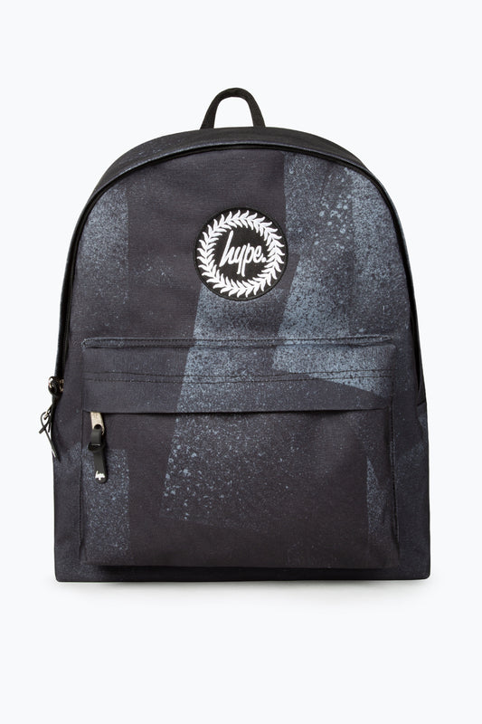 Hype Boys Black Over Spray Backpack