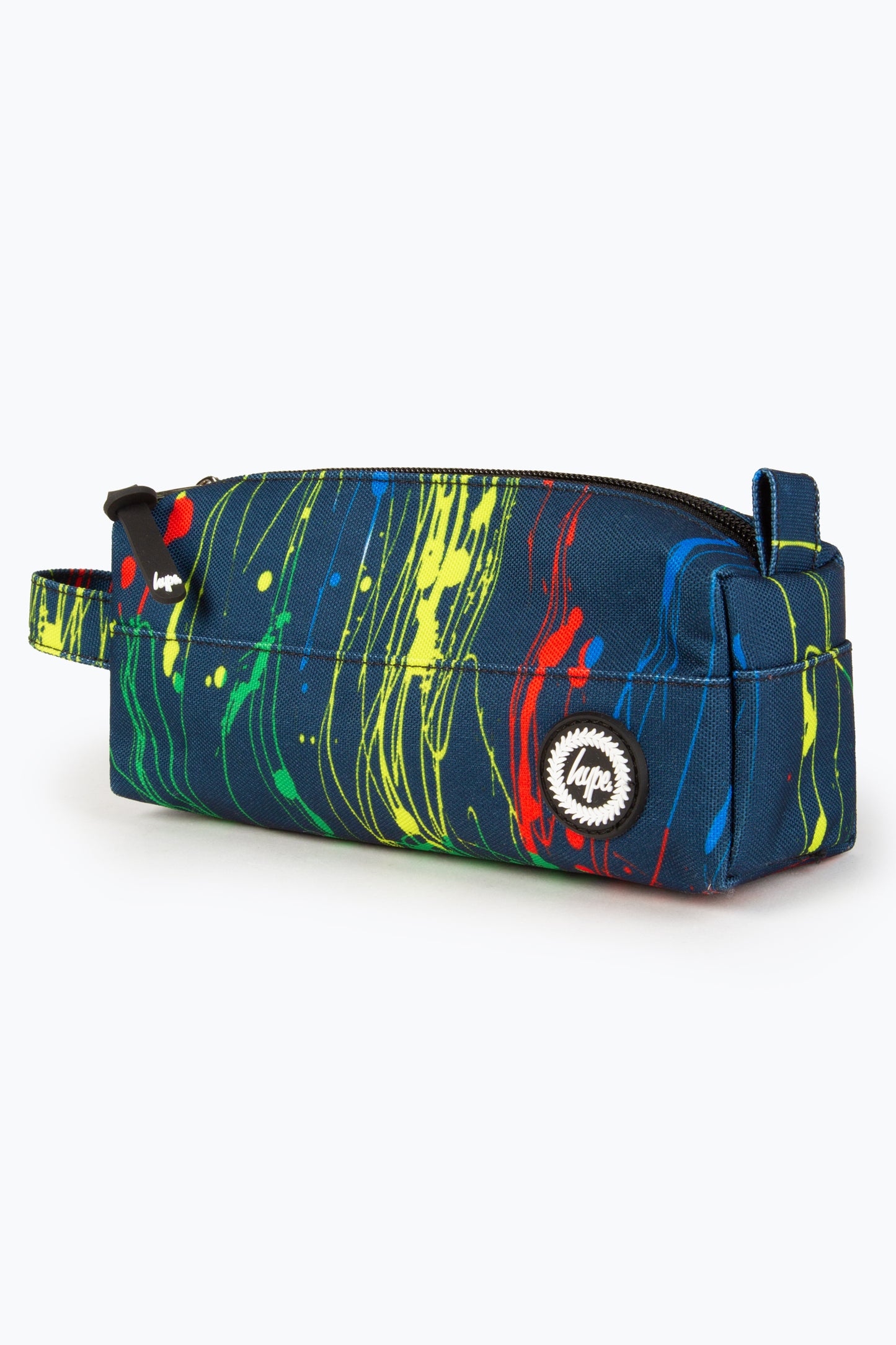 Hype Boys Navy Primary Splatter Pencil Case