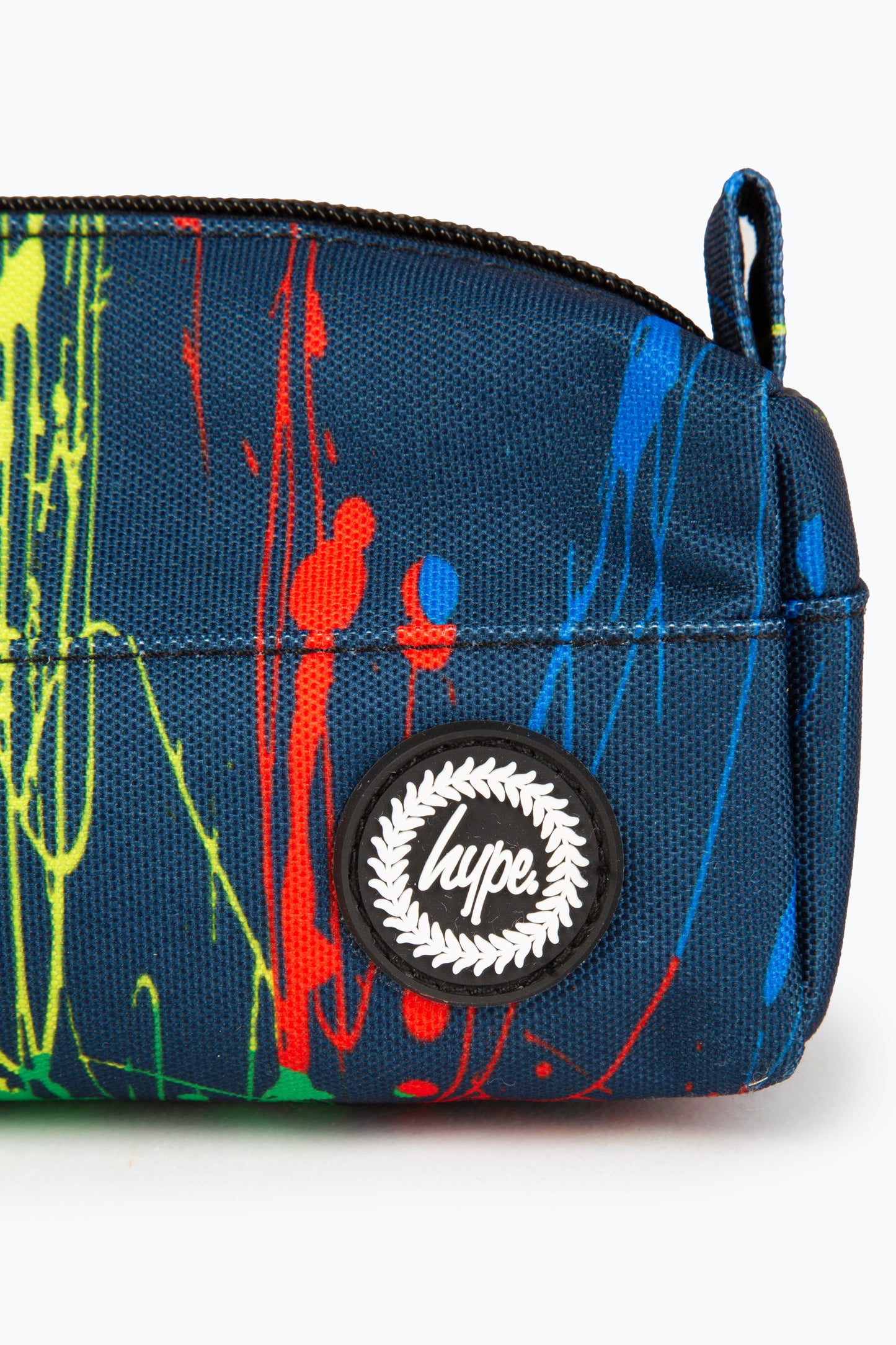 Hype Boys Navy Primary Splatter Pencil Case