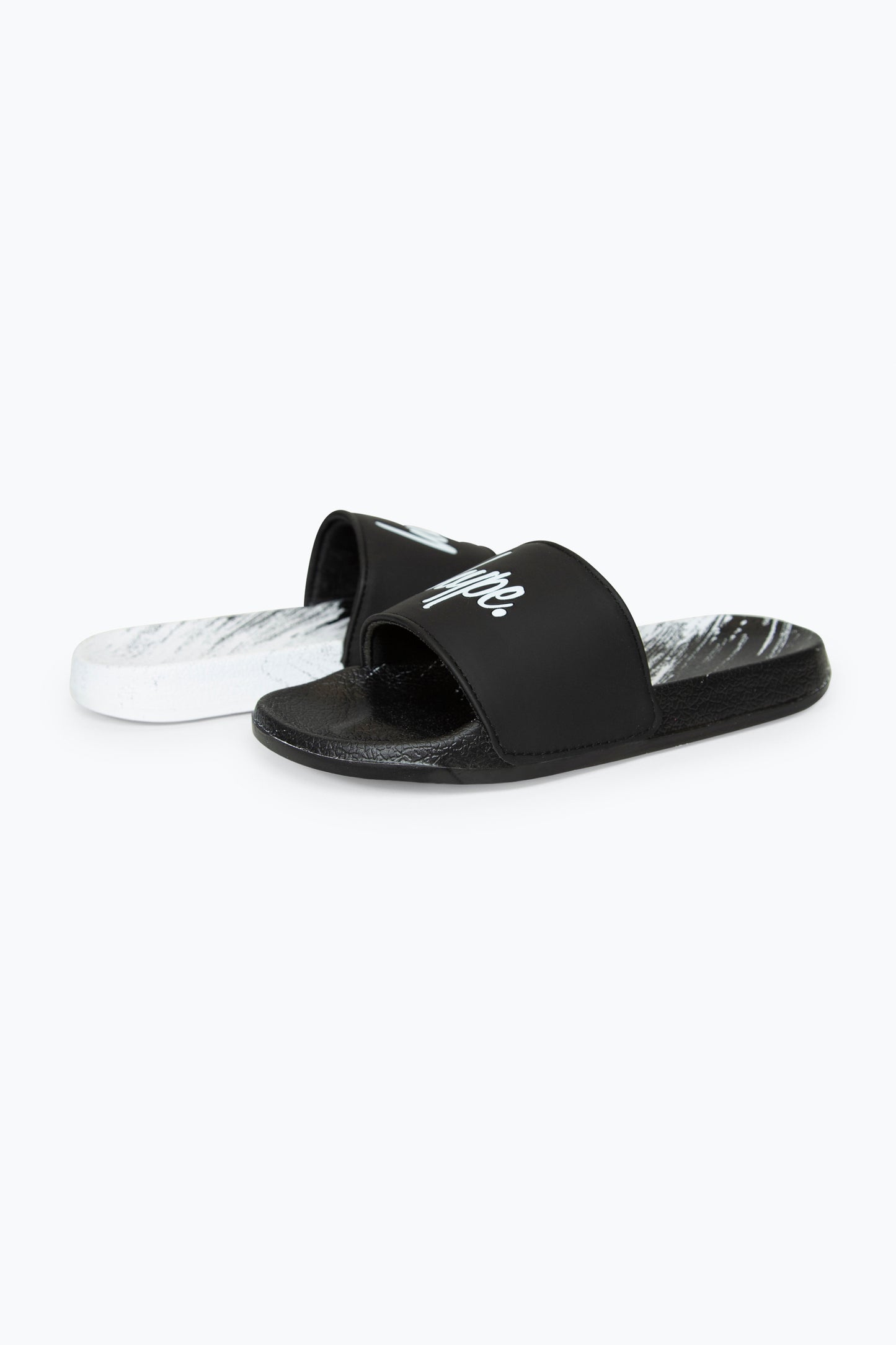 Hype Boys Multi Black Scratch Script Sliders