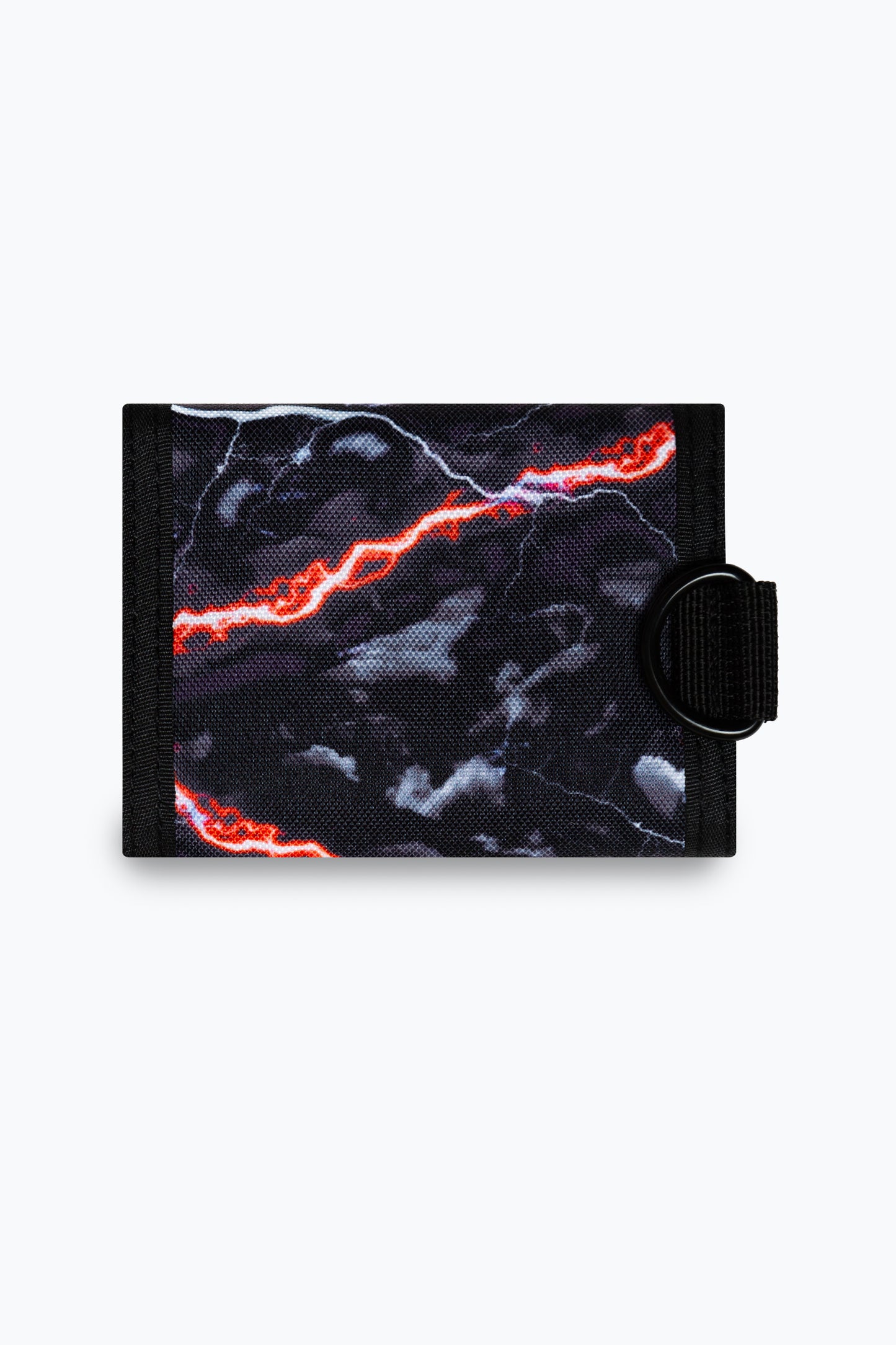 Hype Unisex Black Smokey Storm Outline Crest Wallet