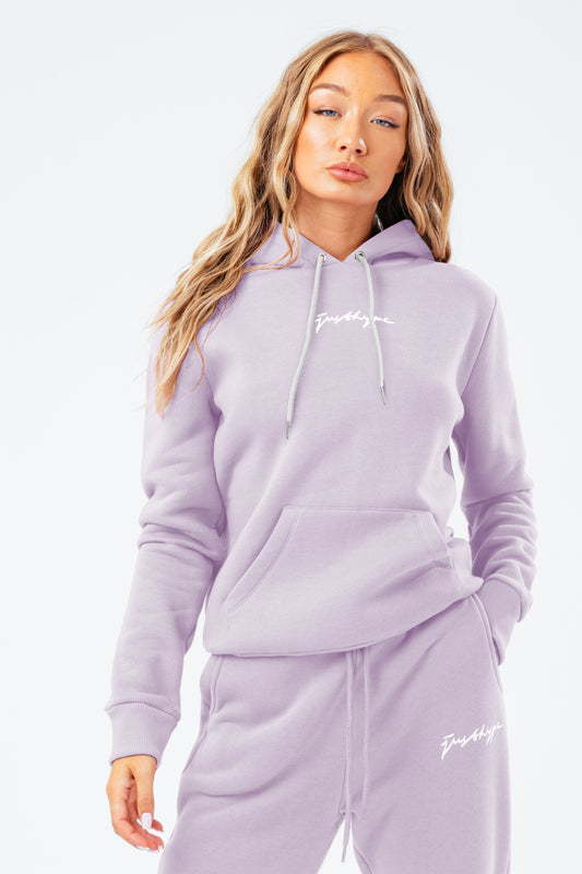 Hype Purple Scribble Women'S Hoodie