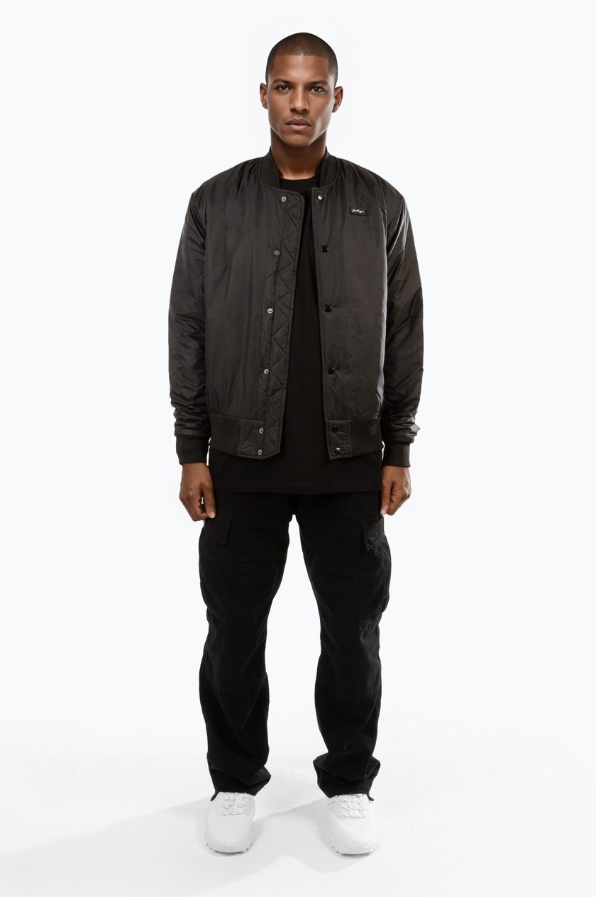 Hype Mens Black Scribble Bomber Jacket