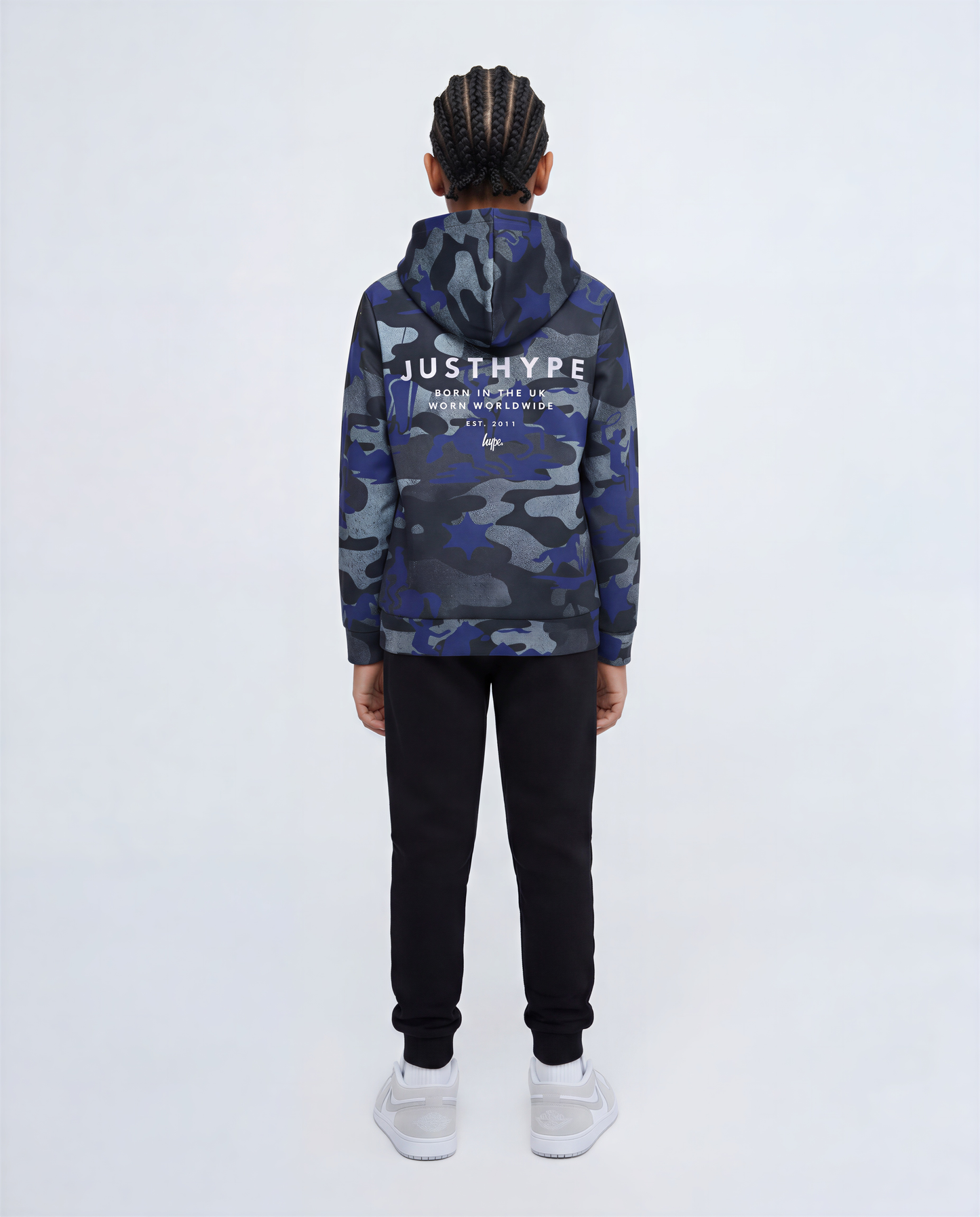 Hype Boys Black Cowboy Camo Hoodie