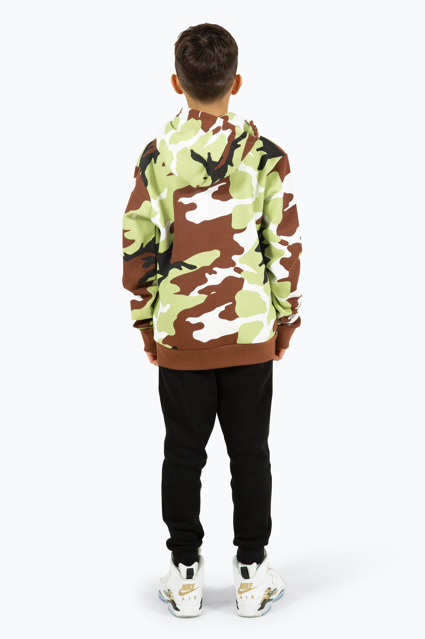 Hype Boys Camo Script Hoodie