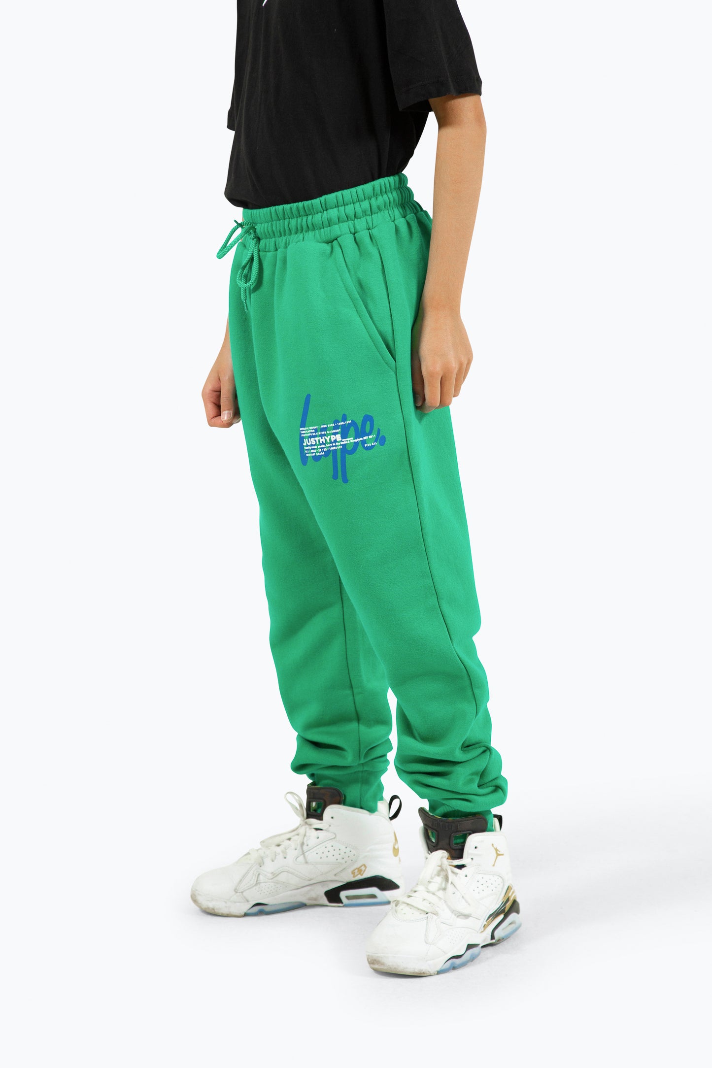 Hype Boys Green Double Joggers