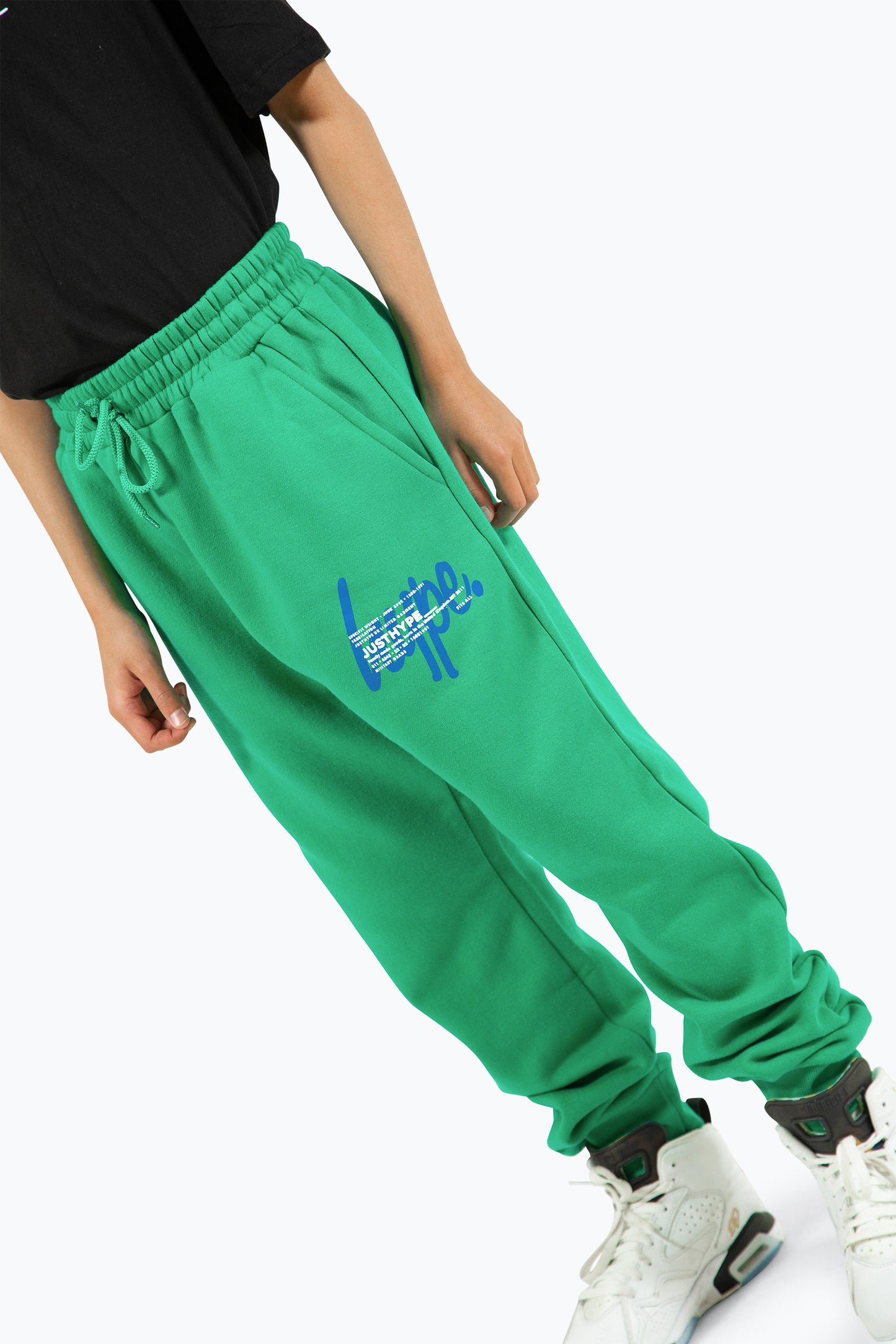 Hype Boys Green Double Joggers