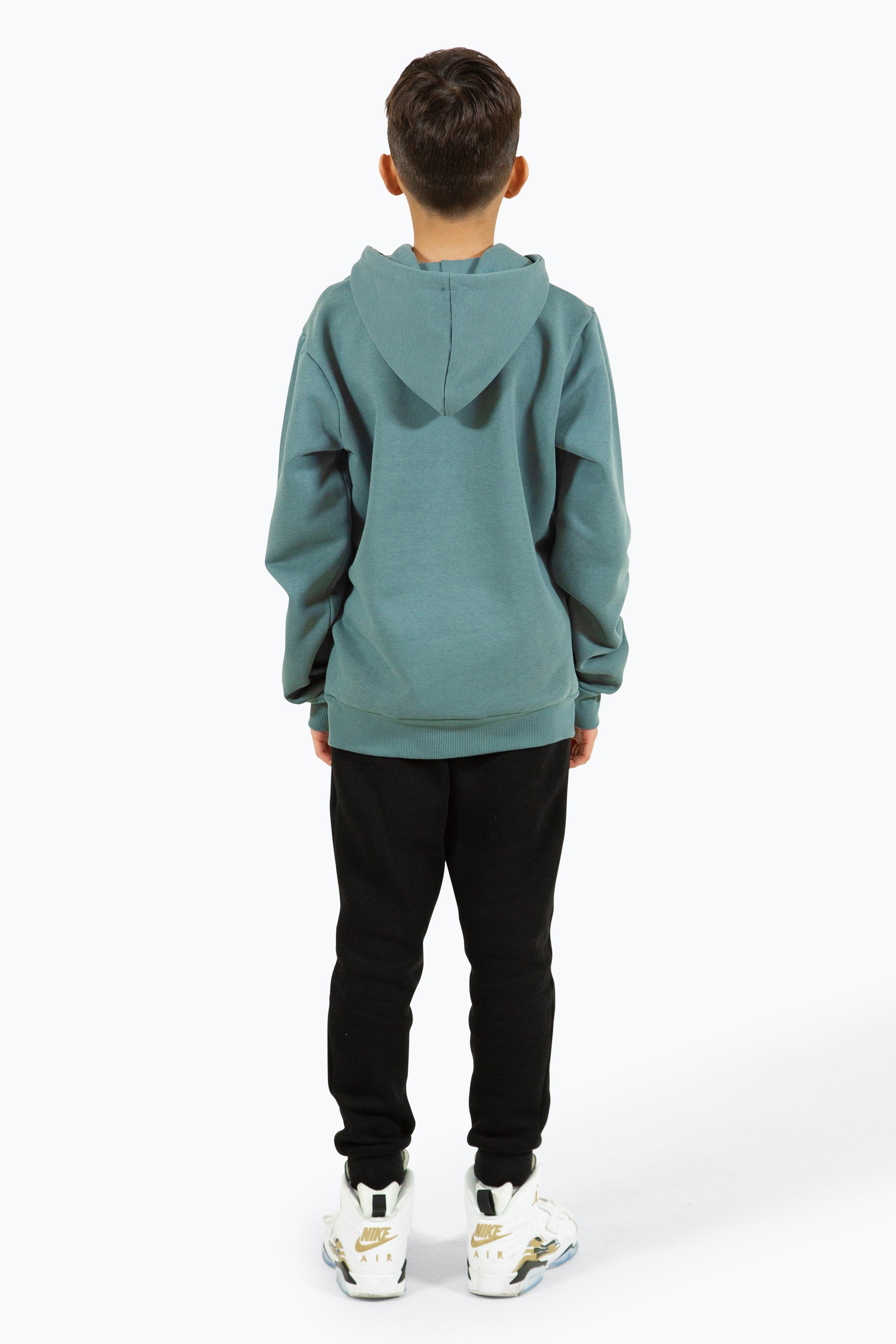 Hype Boys Grey Script Hoodie