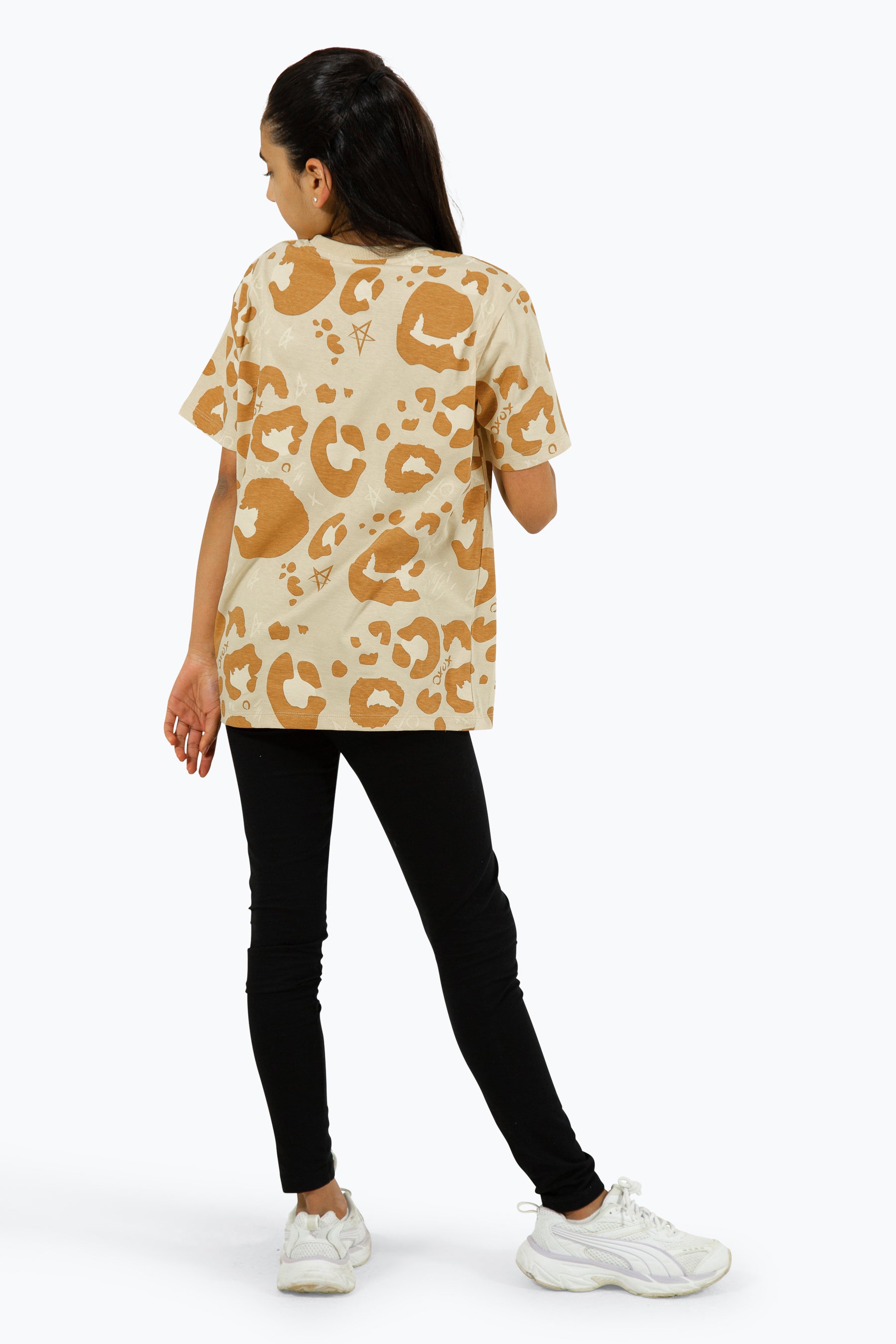 Hype Girls Sand Leopard T-Shirt