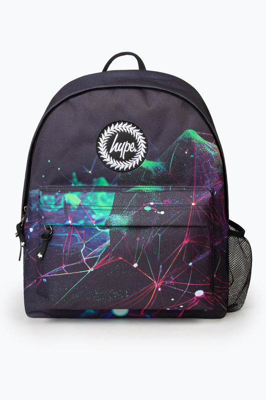 Hype Kids Multi Abstract Fractal Backpack