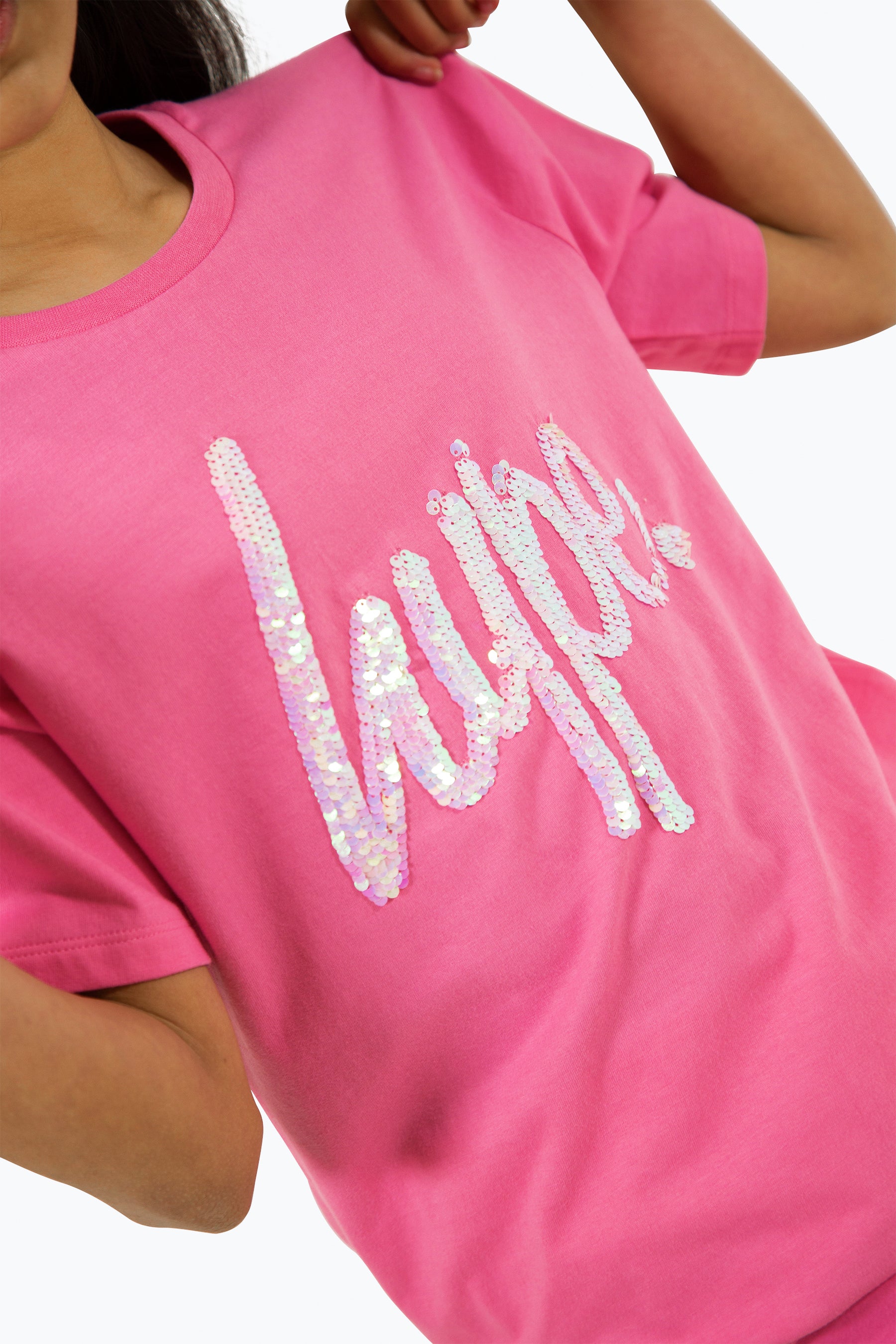 Pink hype t shirt hotsell