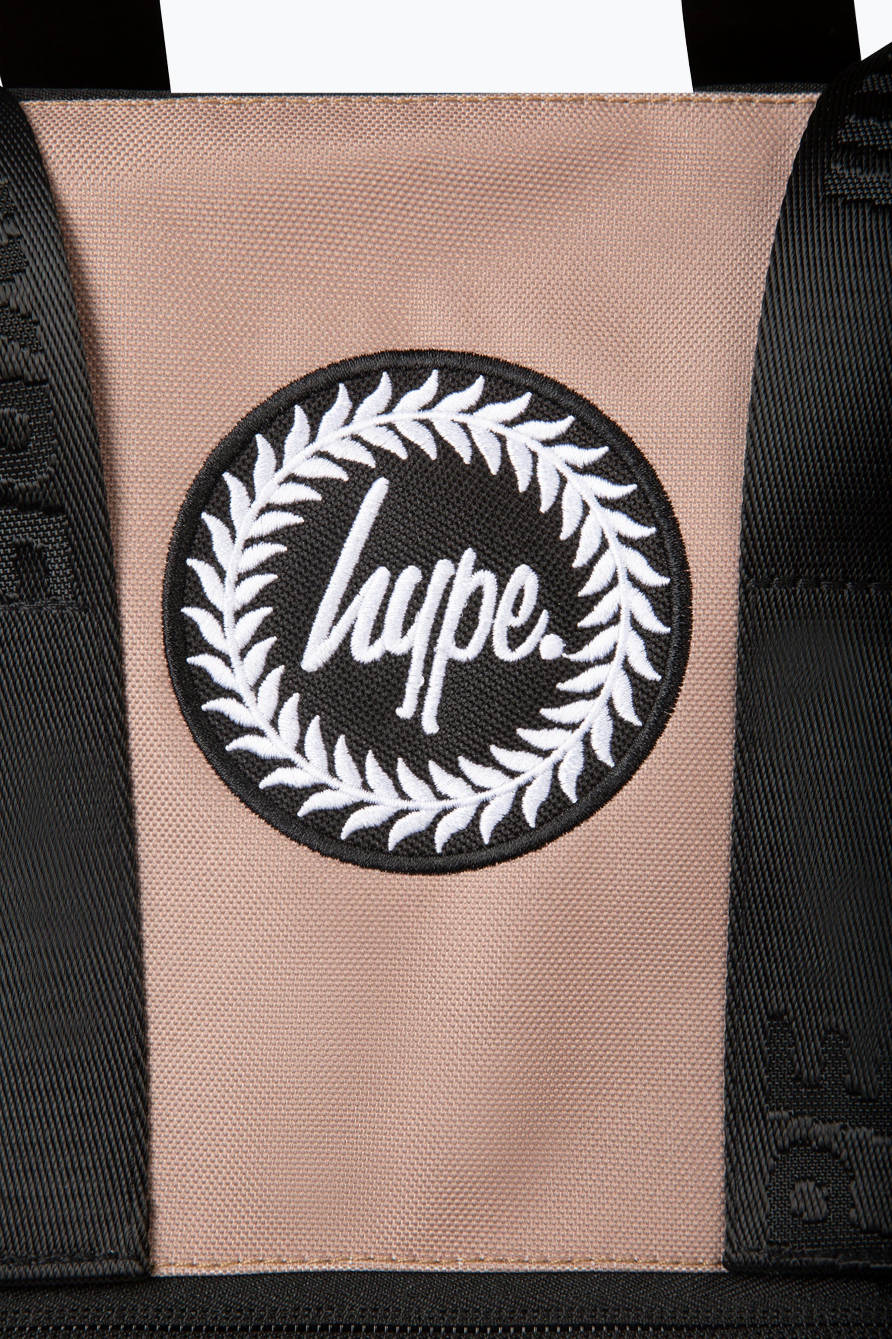 Hype Girls Brown Boxy Crest Backpack