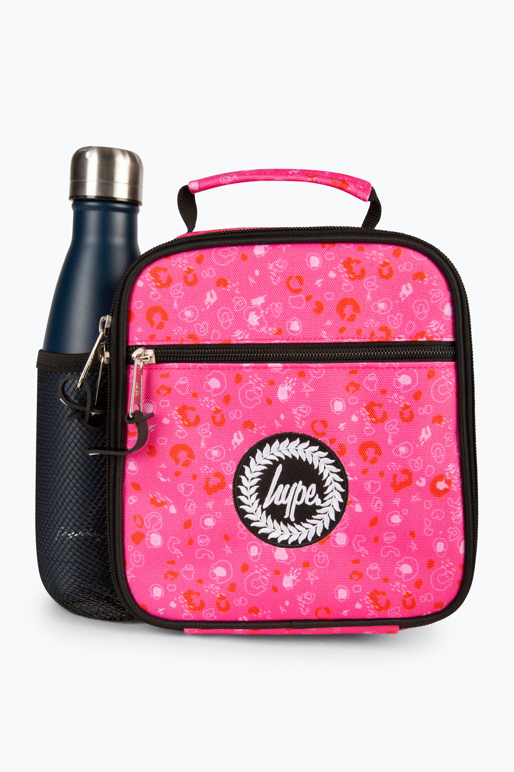 Hype Girls Pink Leopard Lunch Bag | Lunch Box