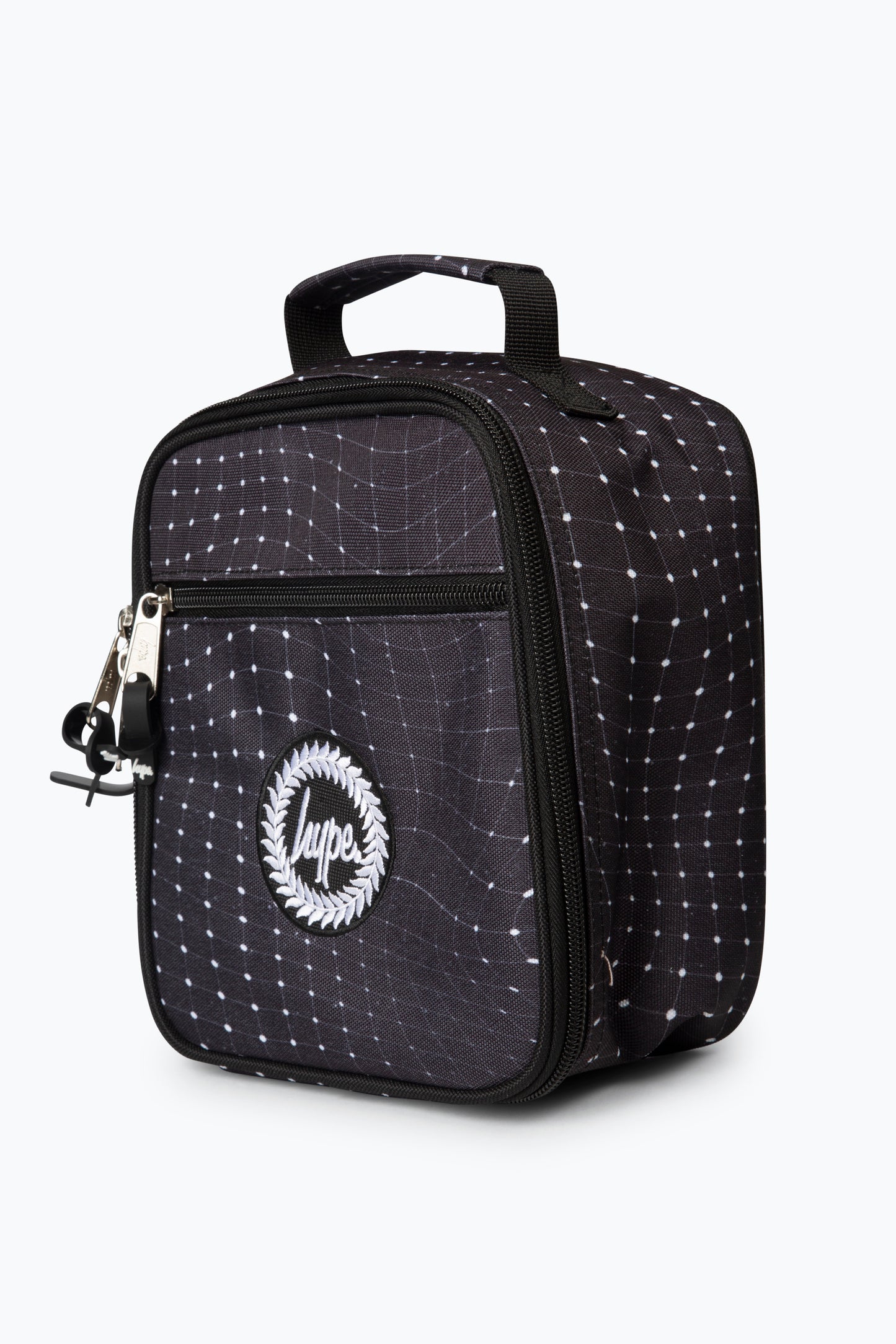 Hype Kids Black Web Lunch Box | Kids Lunch Bag