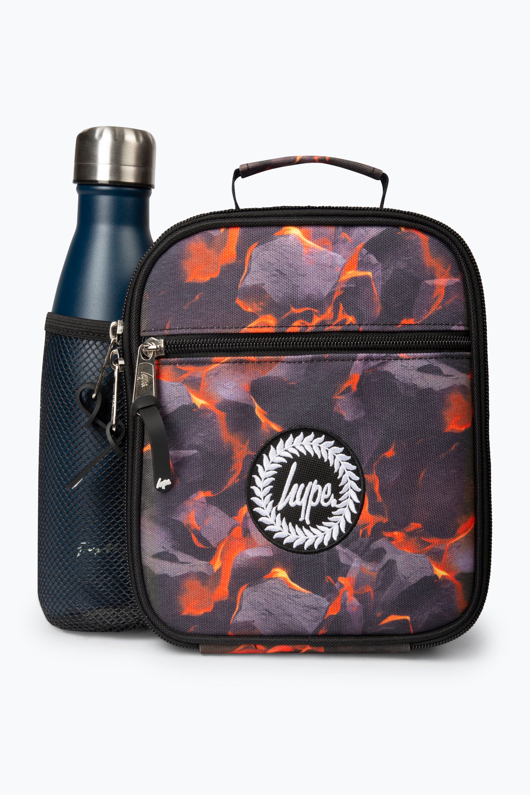 Hype Kids Multi Hot Coal Lunch Box | Lunch Bag