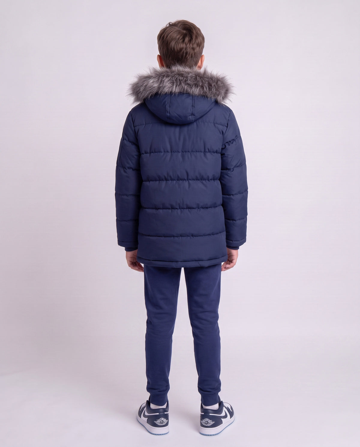 Hype Kids Navy Parka Jacket
