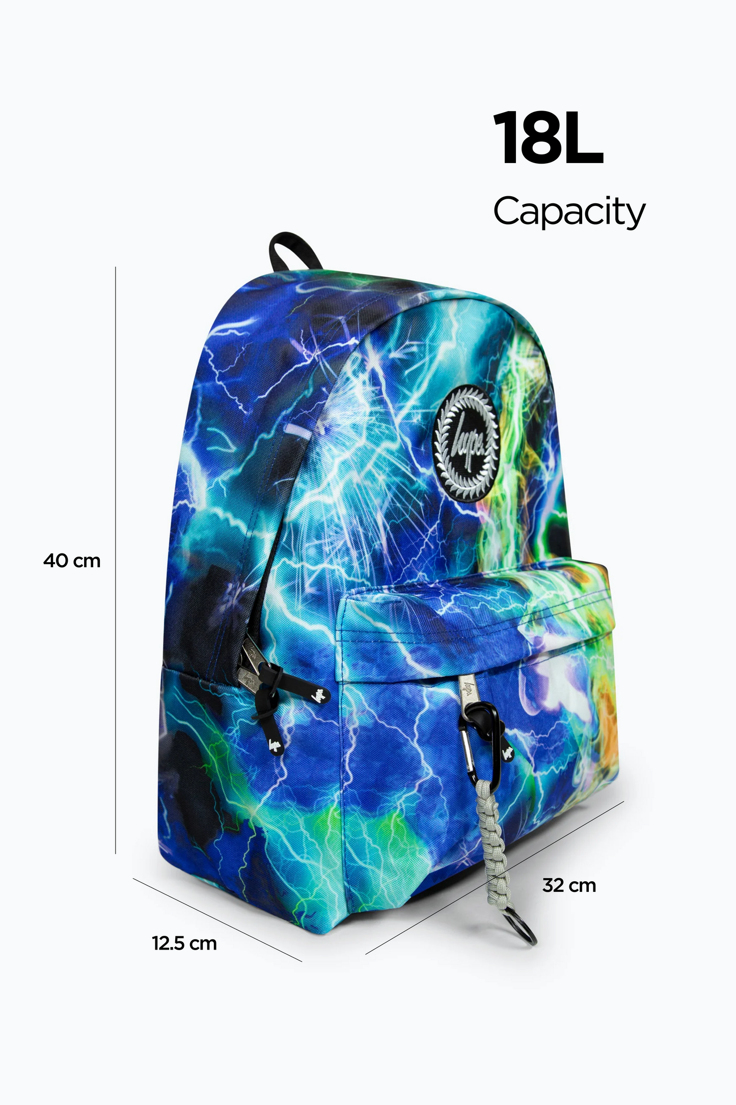Hype Iconic Multicolored Lightning Storm Boys Backpack