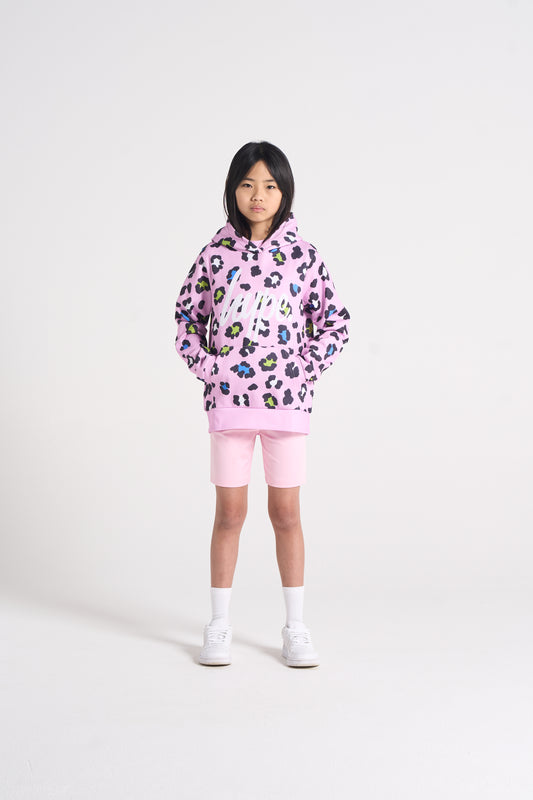 Hype Girls Lilac Leopard Hoodie