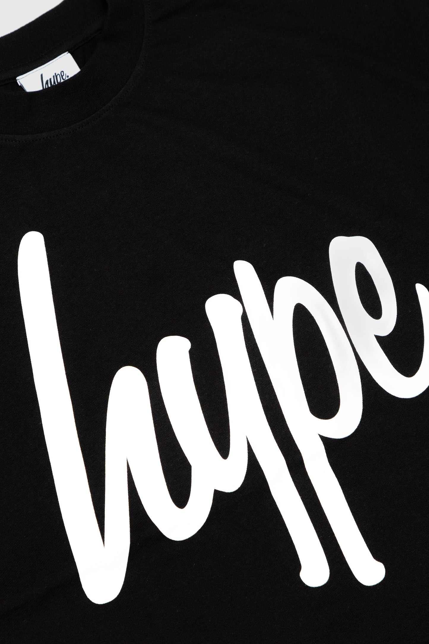 Hype Adults Black Script T-Shirt