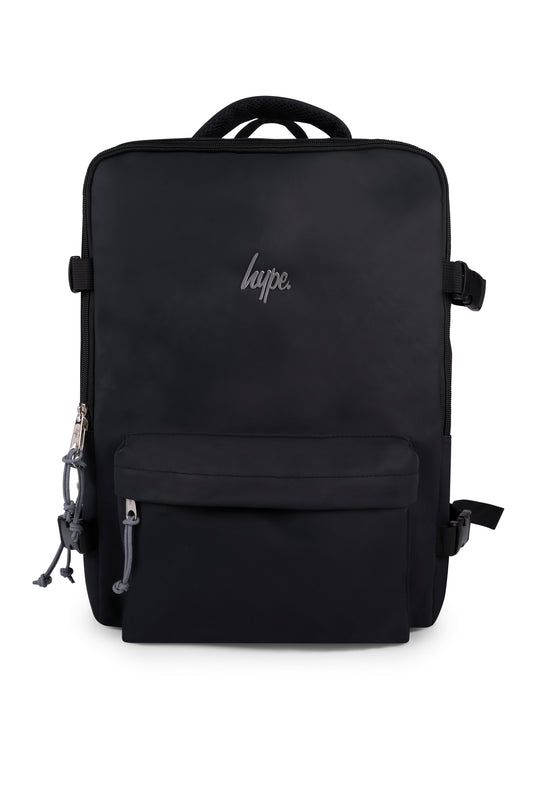 Hype Unisex Black Traveller Backpack