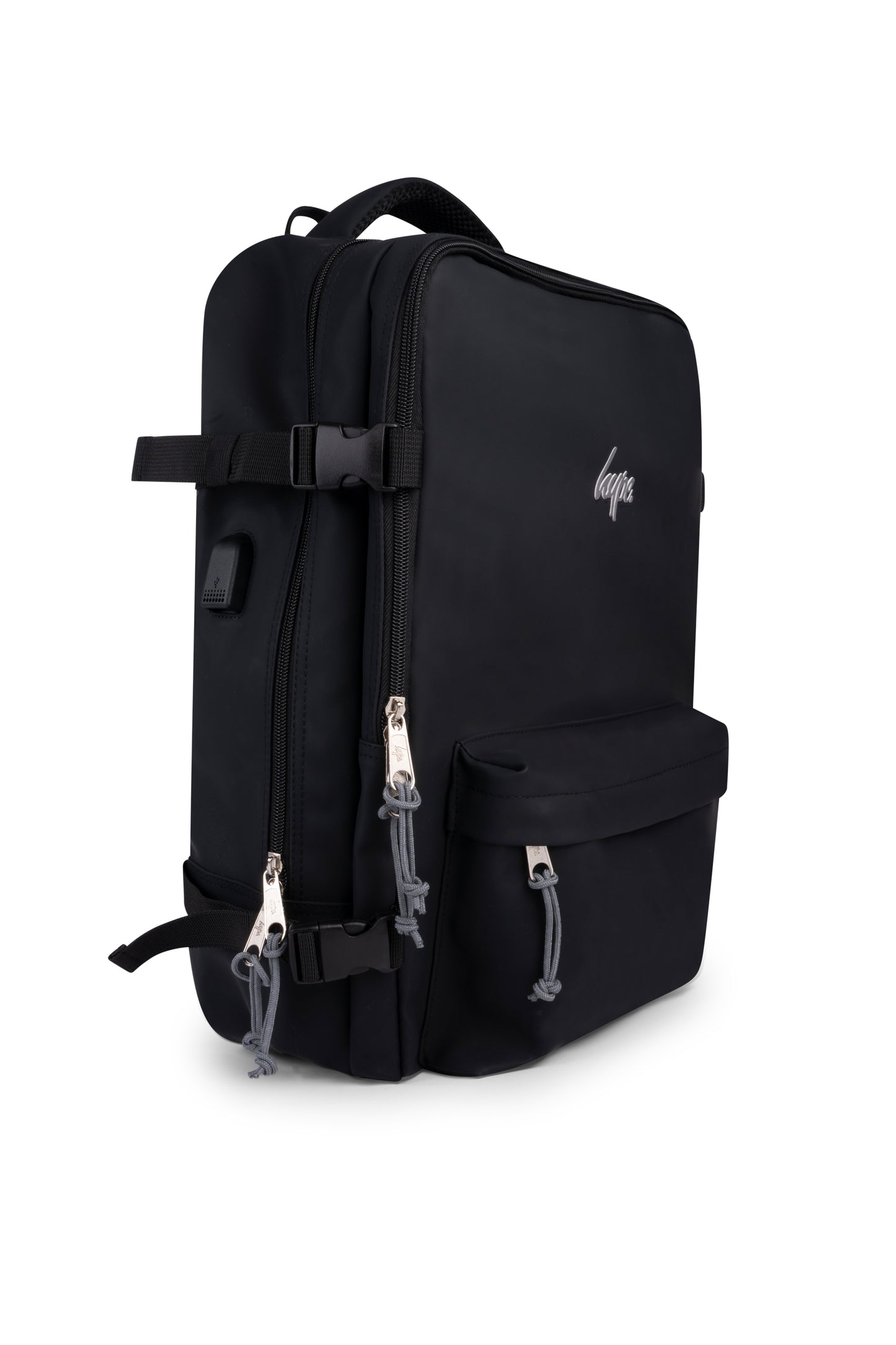 Hype Unisex Black Traveller Backpack