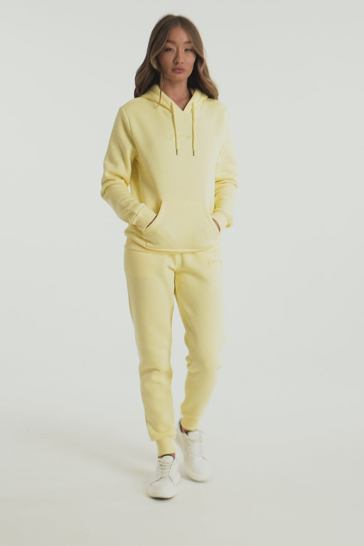 LIGHT YELLOW TONAL SCRIBBLE WOMEN S TRACKSUIT Hype