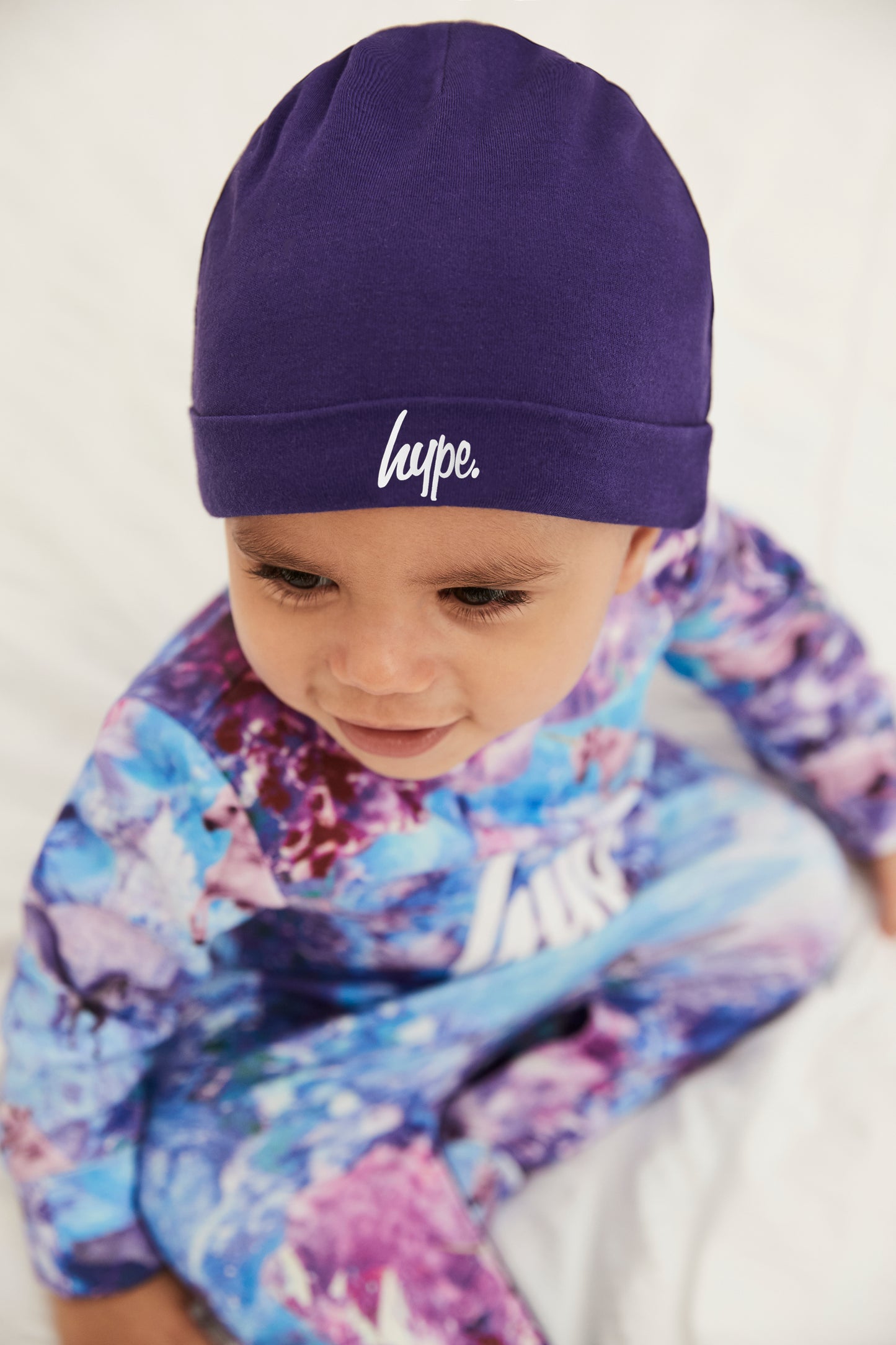 Hype Unicorn Print Sleepsuit & Hat