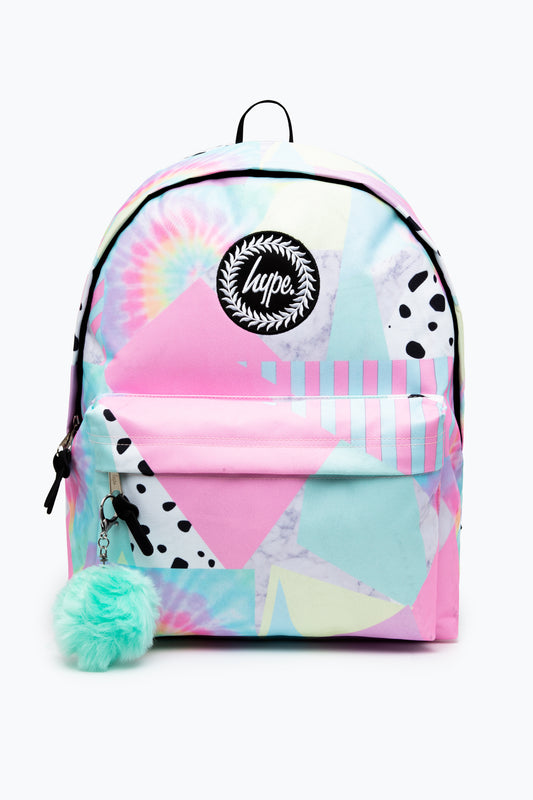 Hype Pastel Collage Backpack