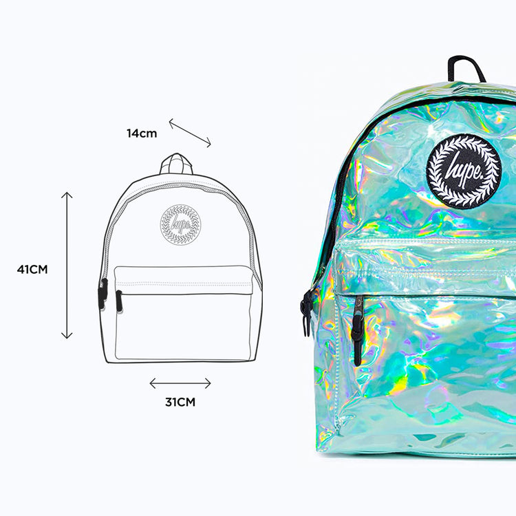 HYPE MINT HOLOGRAPHIC BACKPACK