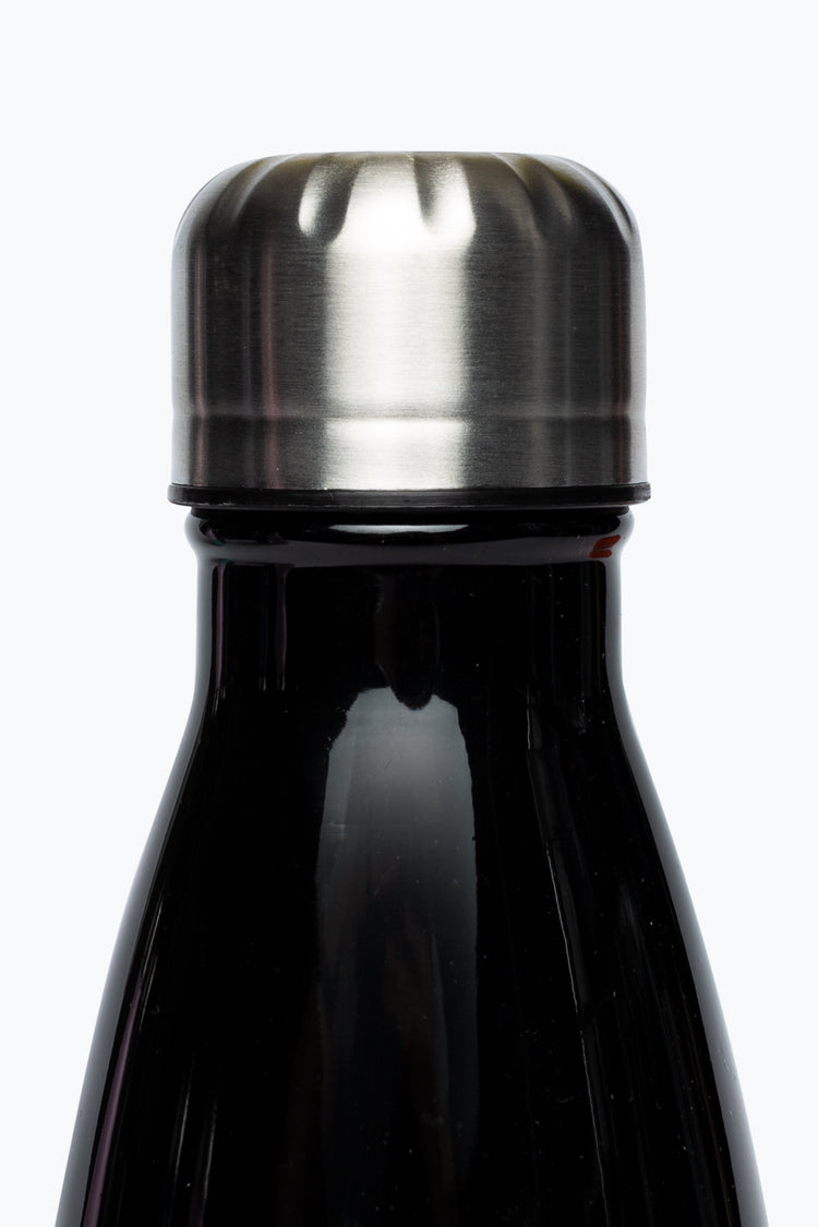 Hype Black Metal Water Bottle