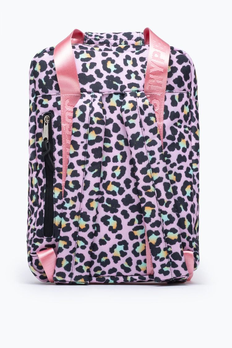 HYPE DISCO LEOPARD BOXY BACKPACK