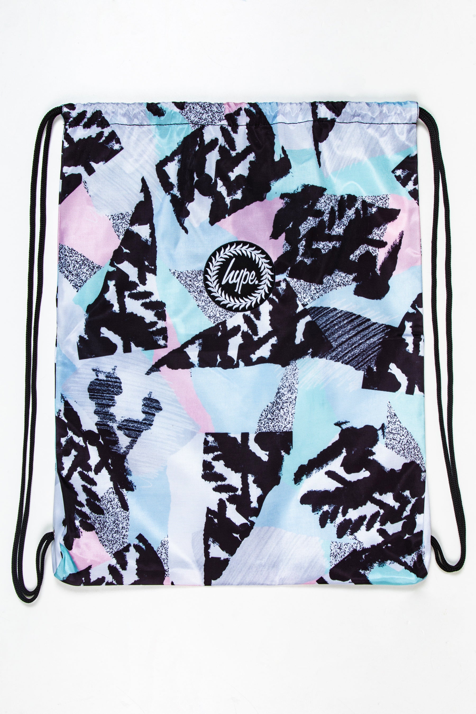 HYPE Pastel Abstract Print Drawstring Bag