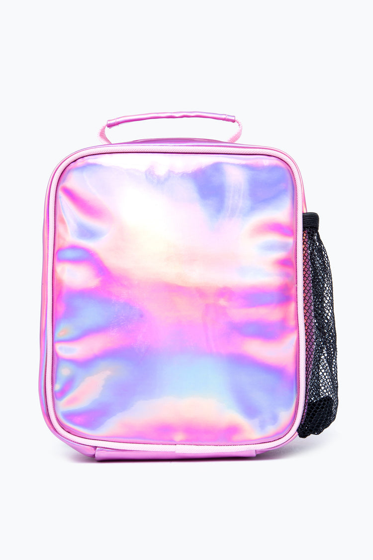 HYPE PINK HOLOGRAPHIC LUNCH BAG