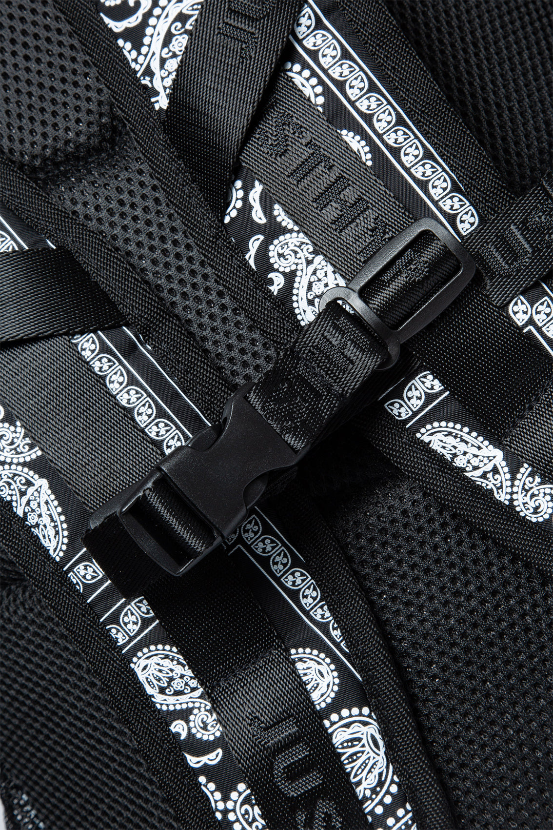 Unisex Black Bandana Maxi Backpack Hype